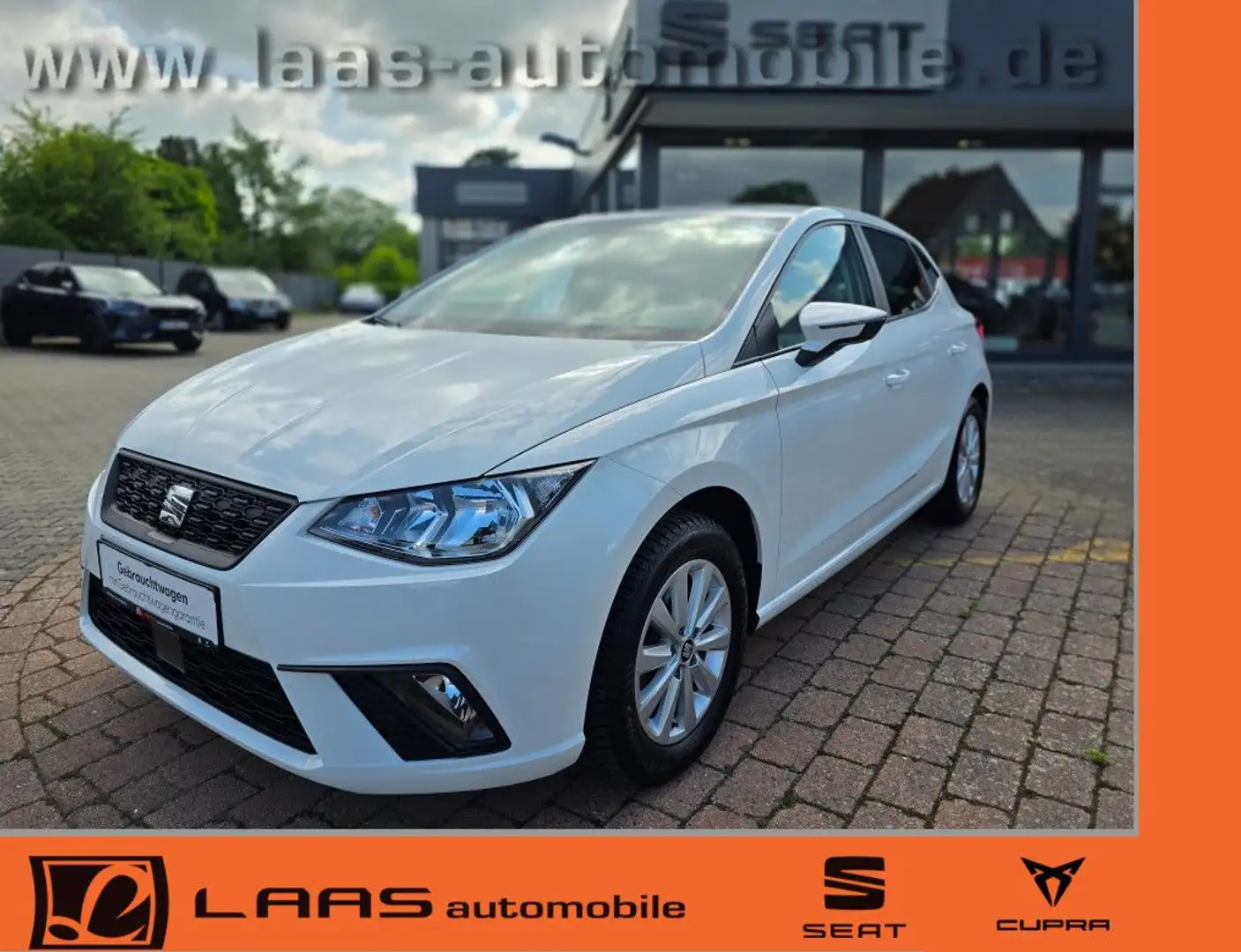 SEAT Ibiza Style 1,6TDi-Sitzh./Climatronic/MirrorLink Weiß - 1