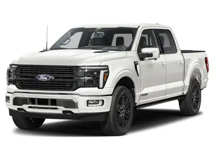 White 2026 Ford F-150 Platinum SuperCrew 4WD Pickup Truck Four-Wheel Drive Automatic