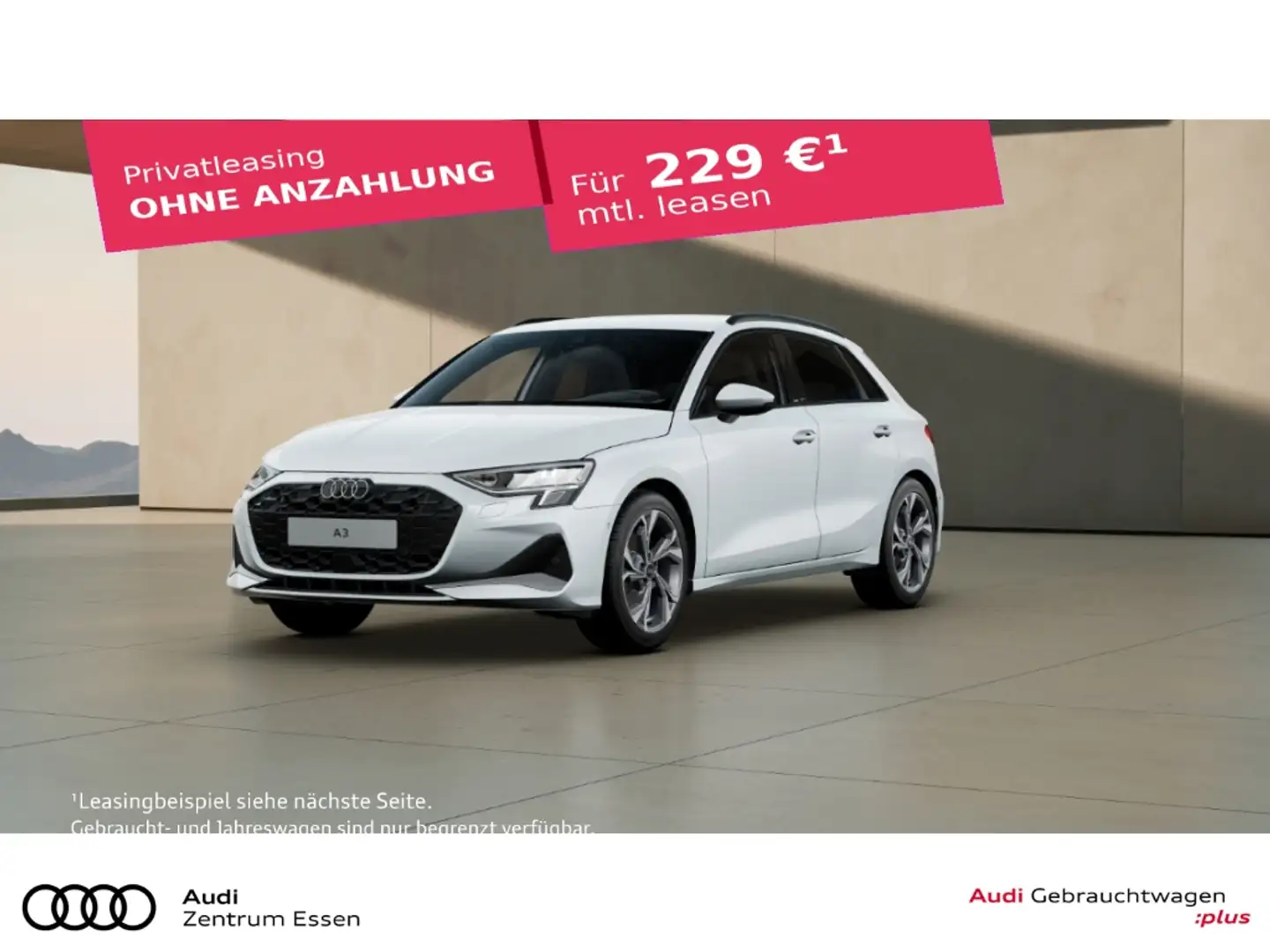 Audi A3 Sportback Advanced 35 TFSI S-TRONIC LED NAV PLUS Weiß - 1