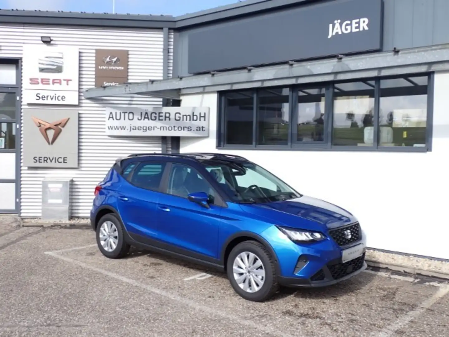 SEAT Arona 1,0 Eco TSI Style Edition DSG Blau - 1