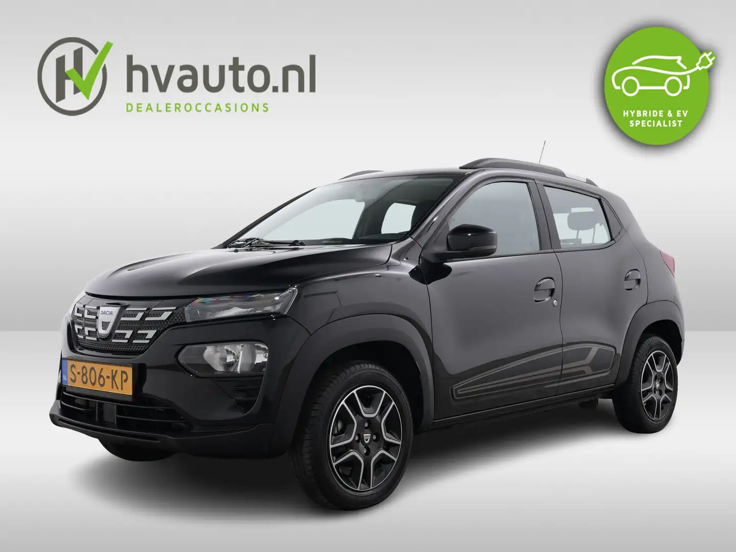 Dacia Spring COMFORT PLUS 27 KWH | Navi | Camera | PDC | Carpla Zwart - 1