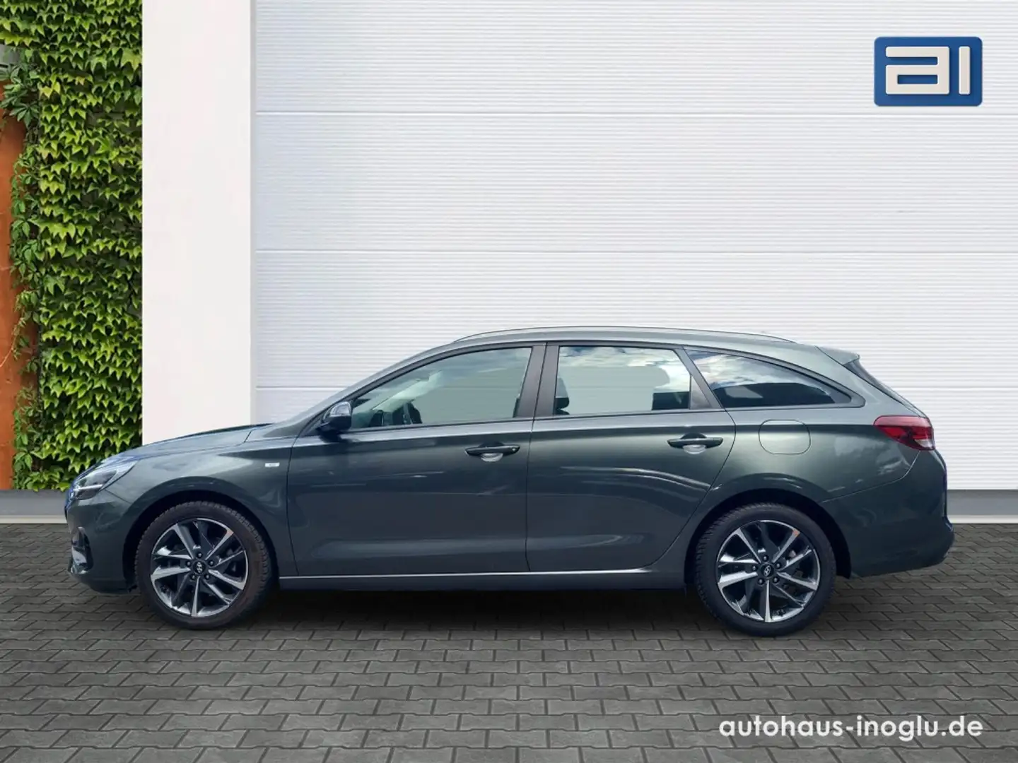 Hyundai i30 1.0 TGDI*7-DCT*LED*Navi*RKam*Lenk Shz*FCA Gris - 2