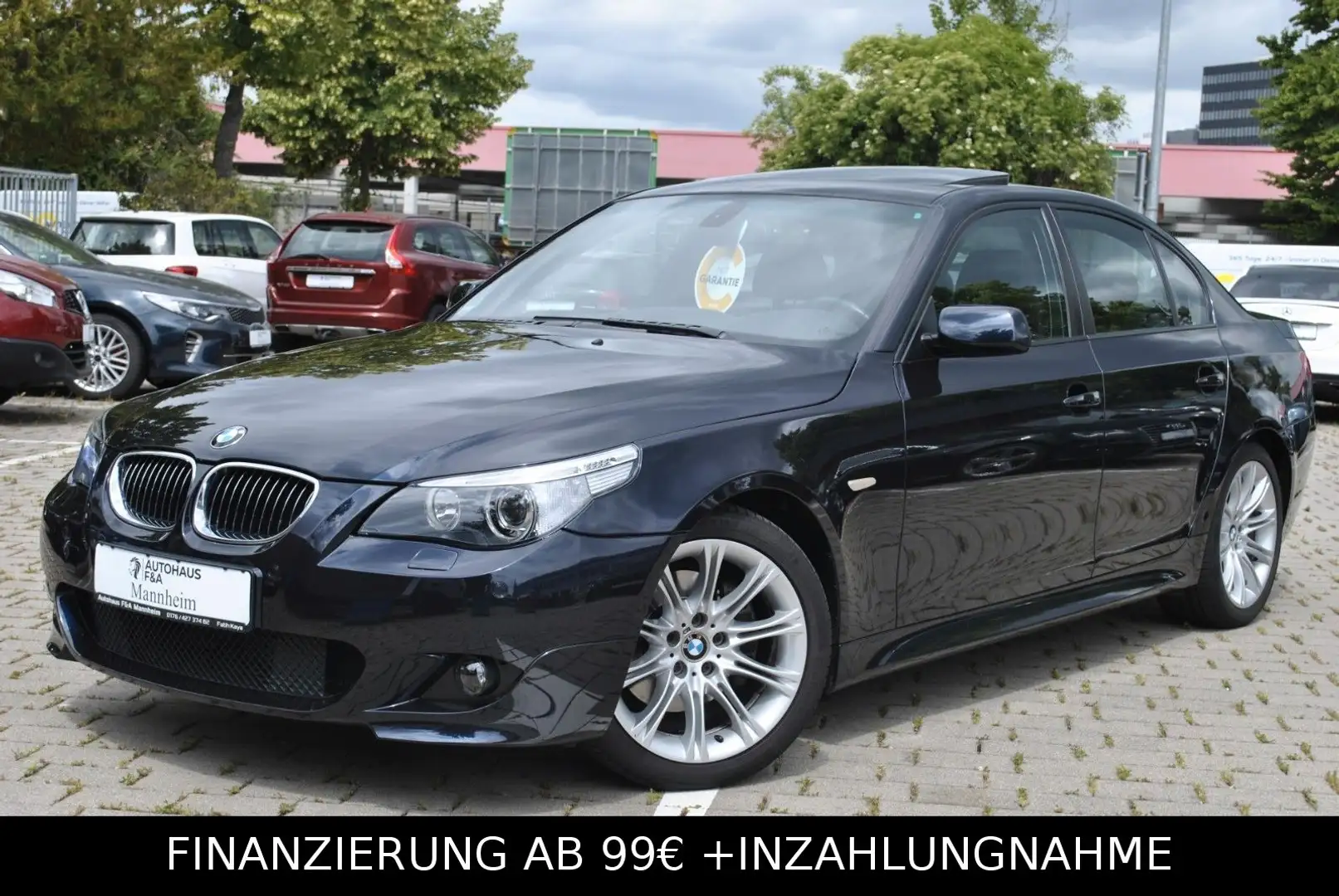 BMW 530 d M Sportpacket  SDach Temp SHZ 1HAND AHK TOP Schwarz - 1