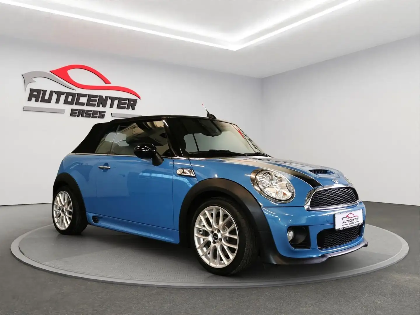 MINI John Cooper Works Cabrio Navi SHZ PDC Teilleder Xenon Blau - 1