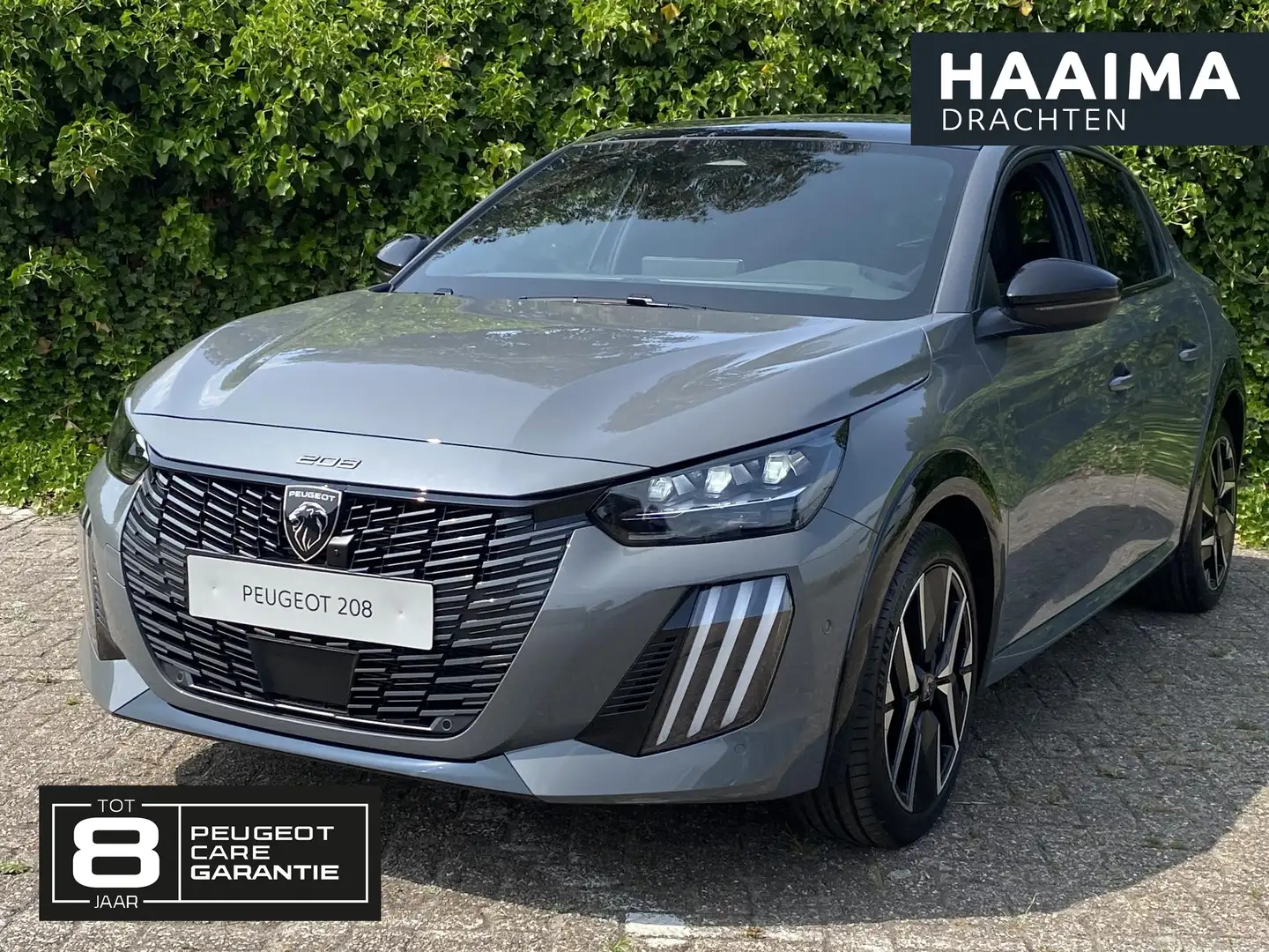 Peugeot 208 Hybrid 145 e-DCS6 GT | Panoramadak | 360° Camera | Grijs - 1