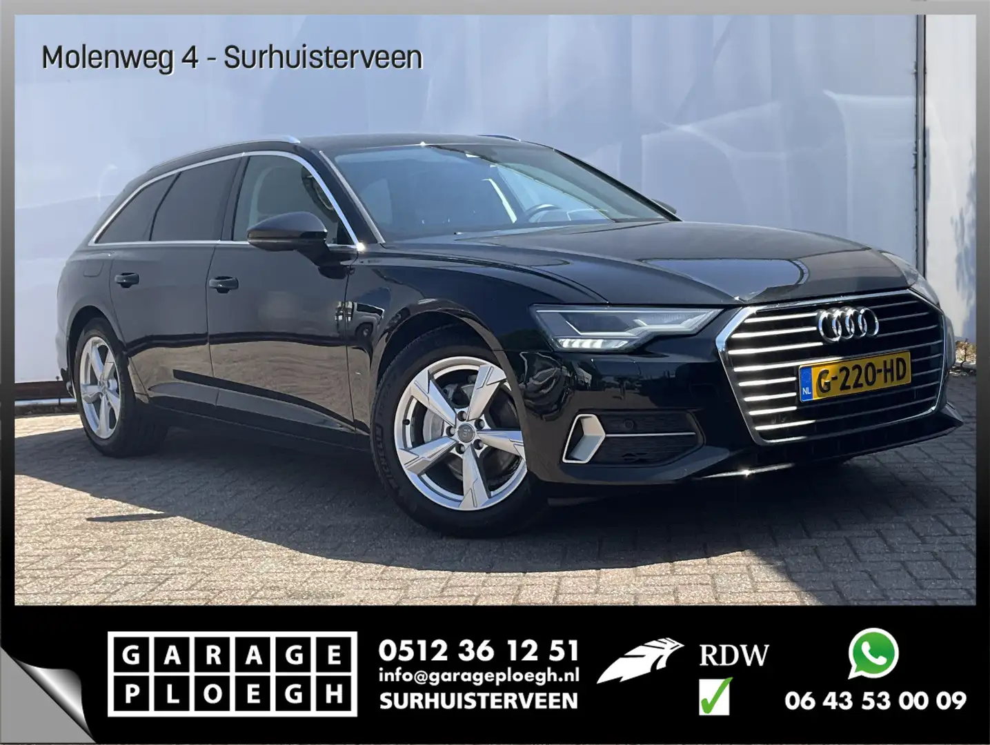Audi A6 Avant 40 TDI Sport Launch edition Business Zwart - 1