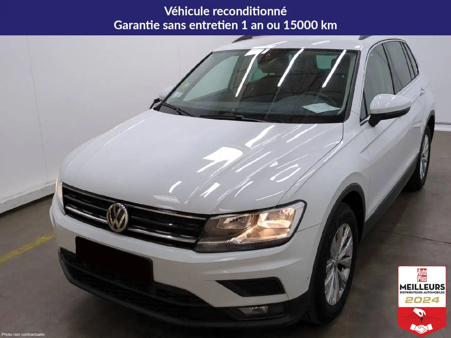 Volkswagen Tiguan 2.0 TDI 150 DSG7 Confortline +GPS Blanc - 1