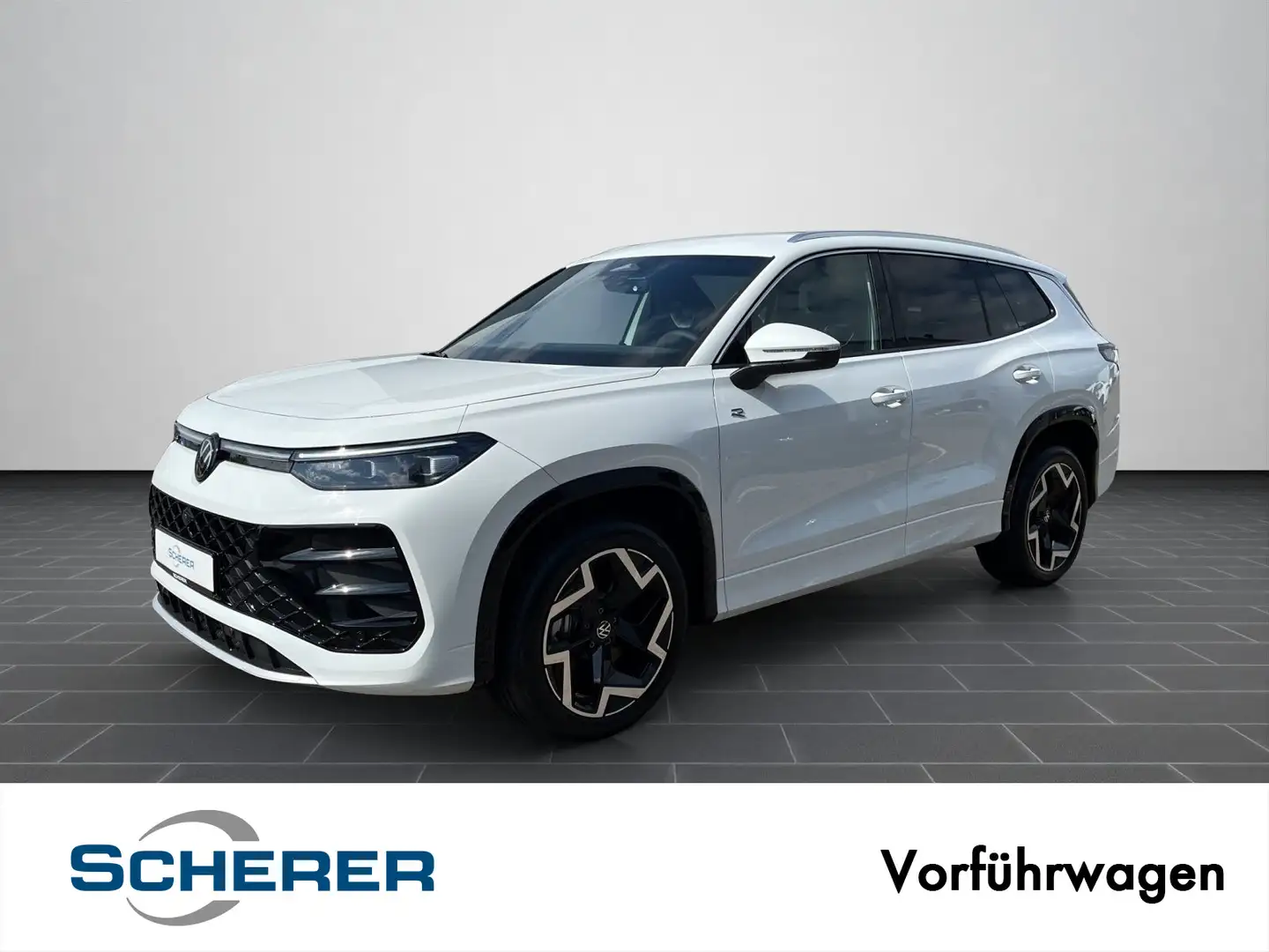 Volkswagen Tayron R-Line 2,0 l TDI 4MOTION, AHK, DSG, NAVI Weiß - 1