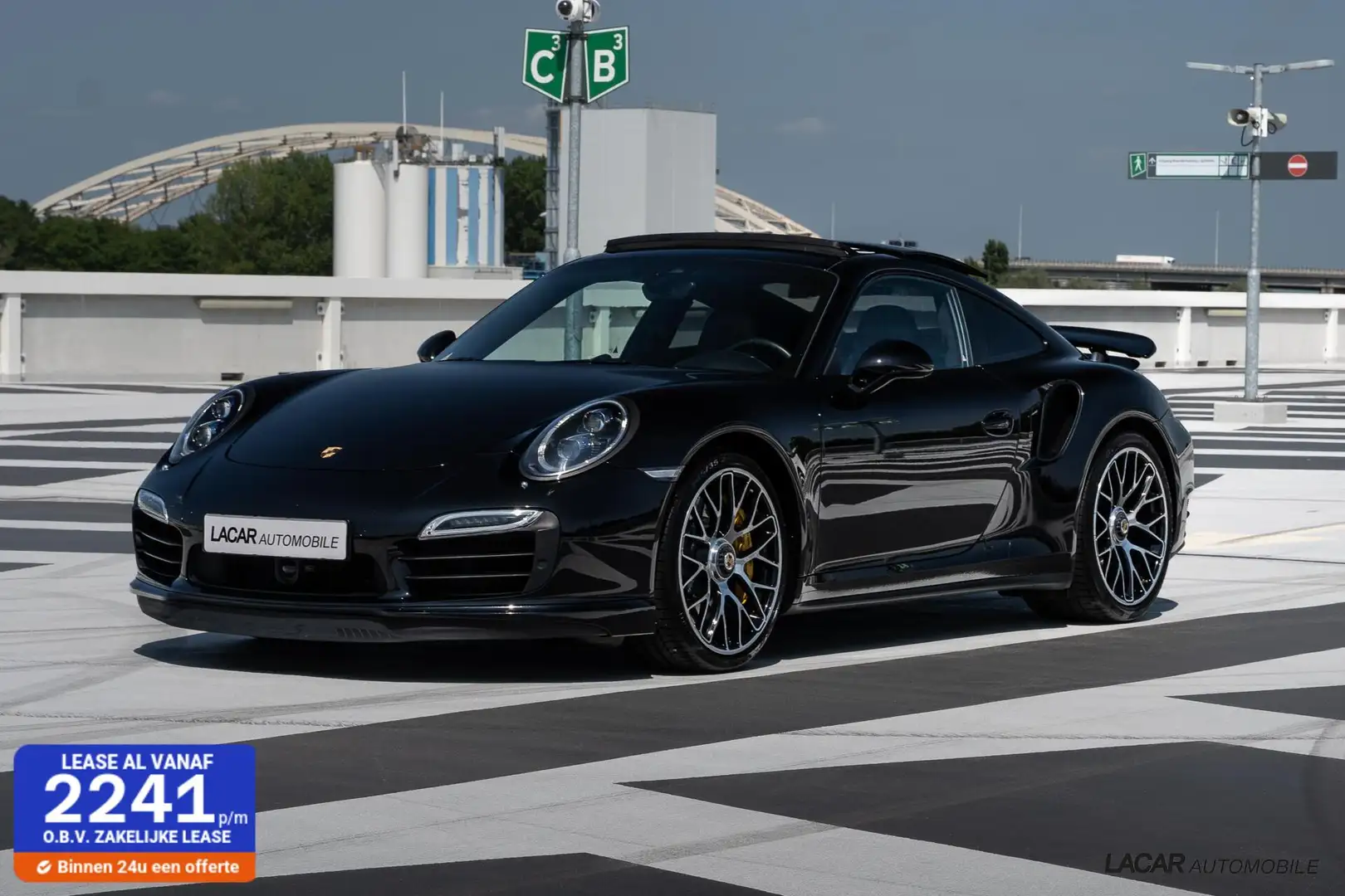 Porsche 991 3.8 Turbo S I NL Auto I Dealer ond. I Keramisch I Schwarz - 1