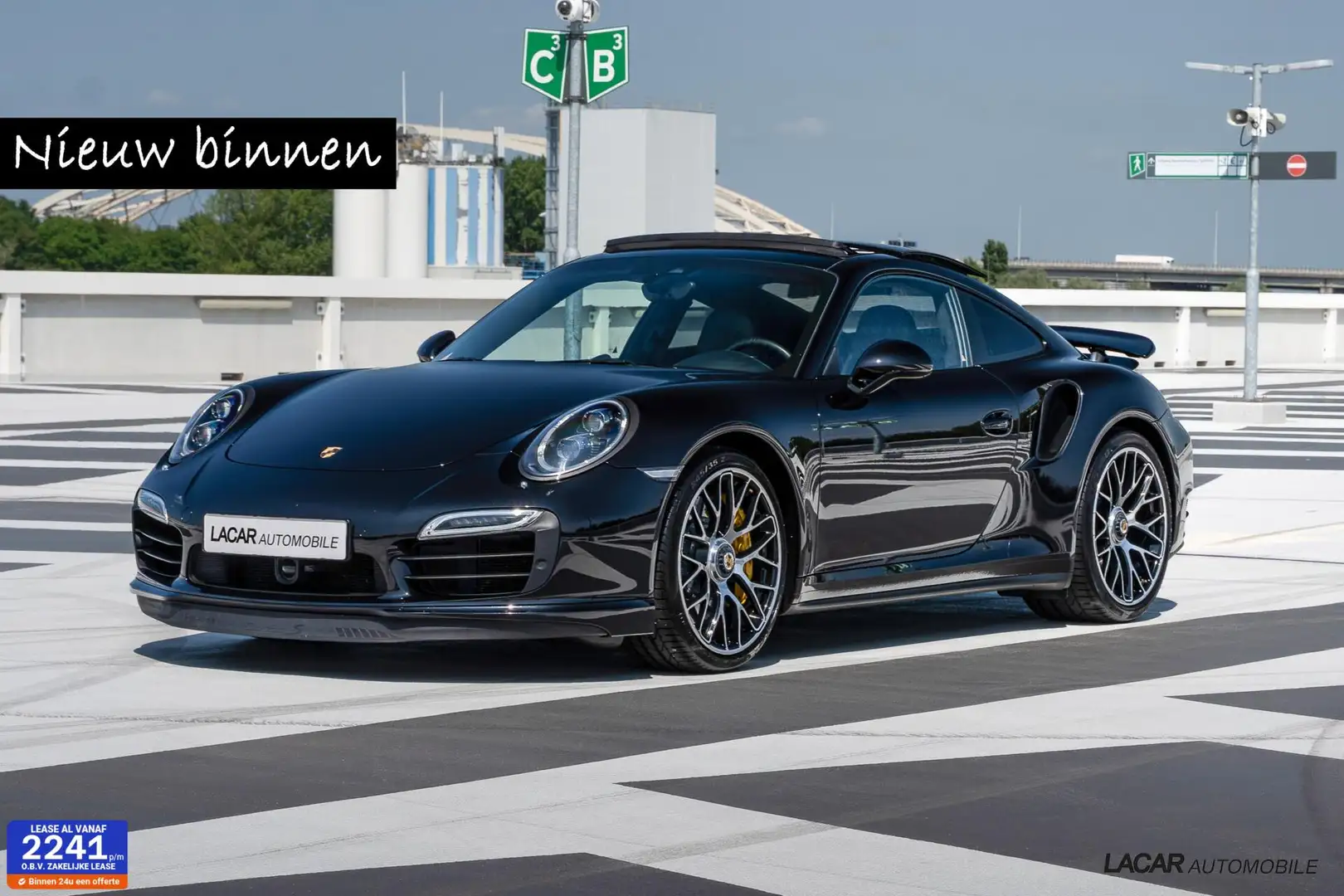 Porsche 991 3.8 Turbo S I NL Auto I Dealer ond. I Keramisch I Zwart - 1