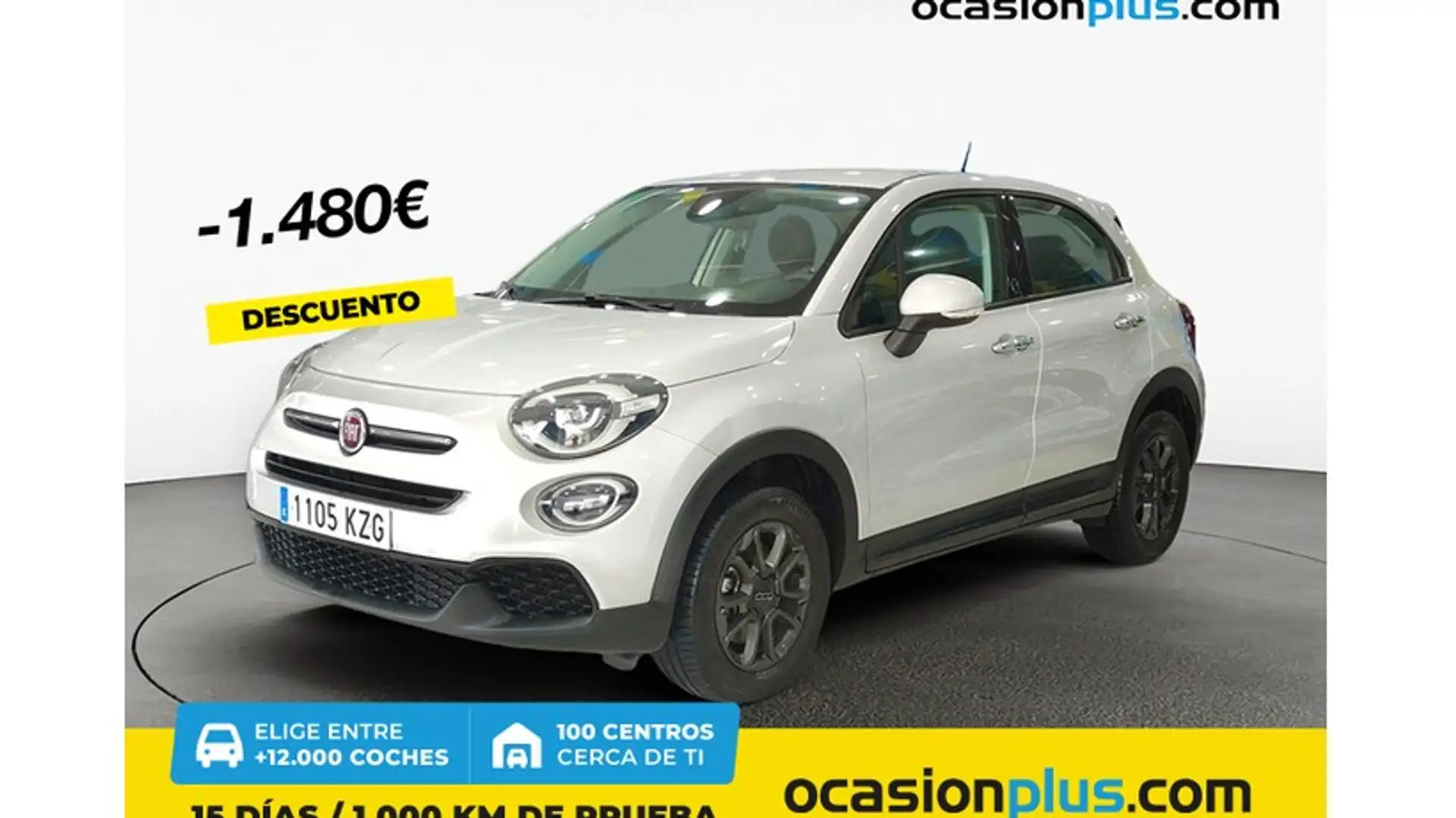 Fiat 500X 1.6 E-Torq S&S 120th Aniversario 4x2 Plateado - 1