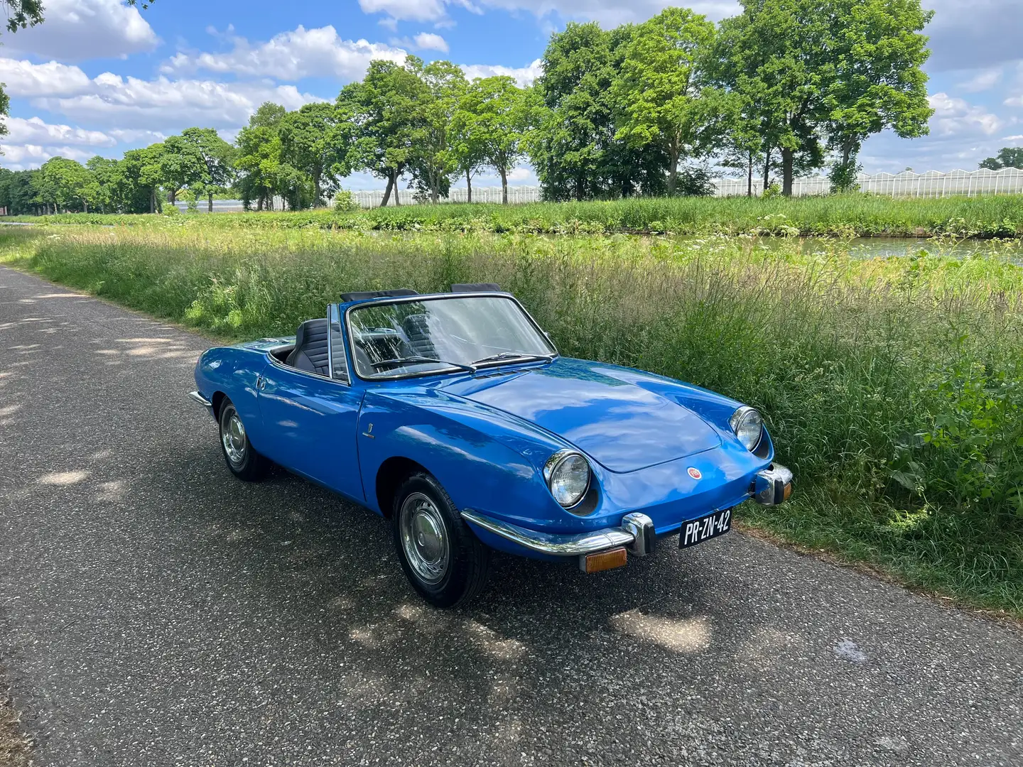 Fiat 850 Spider Blau - 1