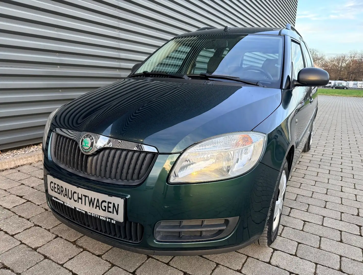 Skoda Roomster 1.2 Ltr.- 12V Basis/Klima/Euro4/TÜV:neu Grün - 1