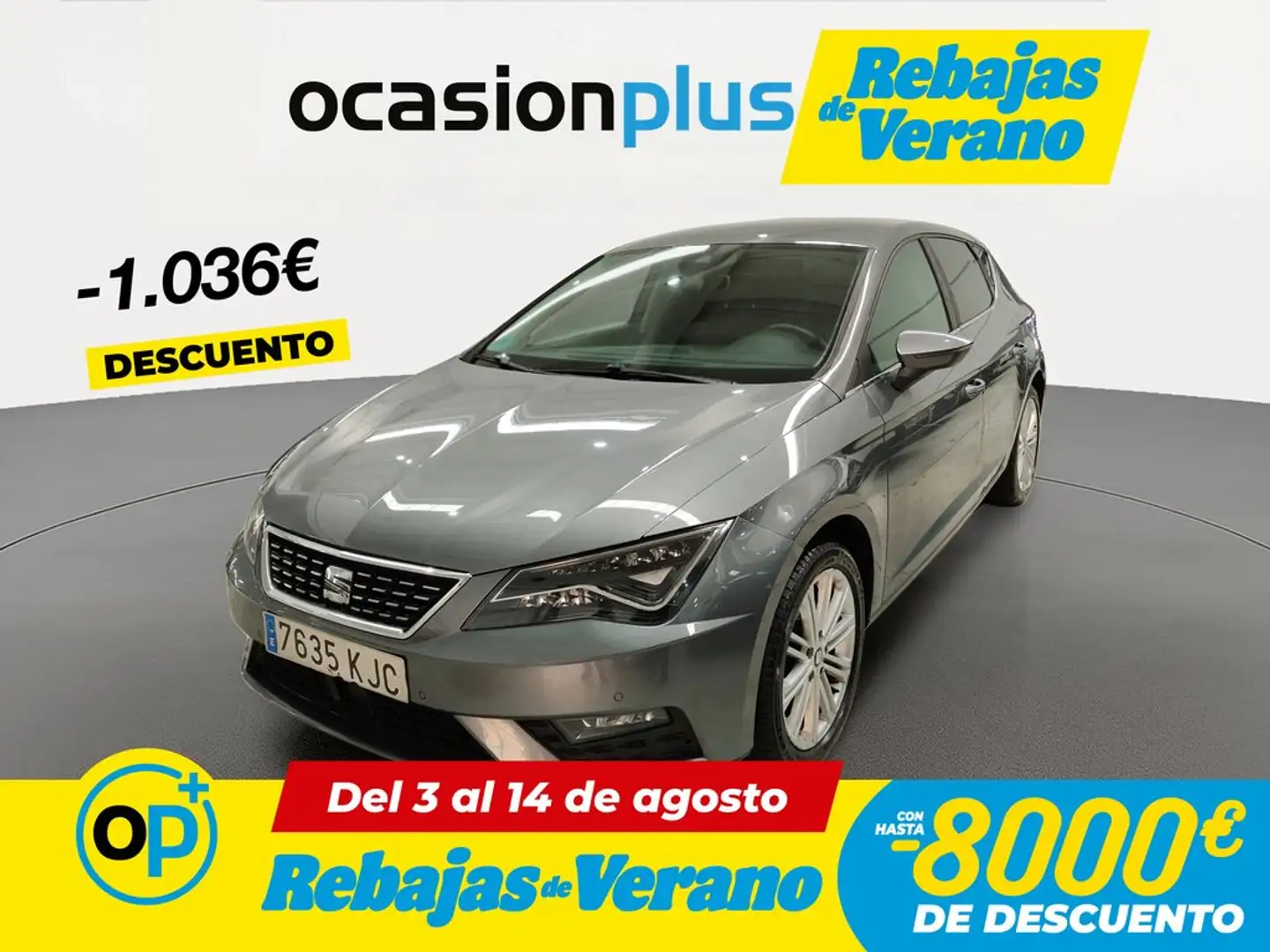 SEAT Leon 1.4 TSI ACT S&S Xcellence DSG 150 Gris - 1