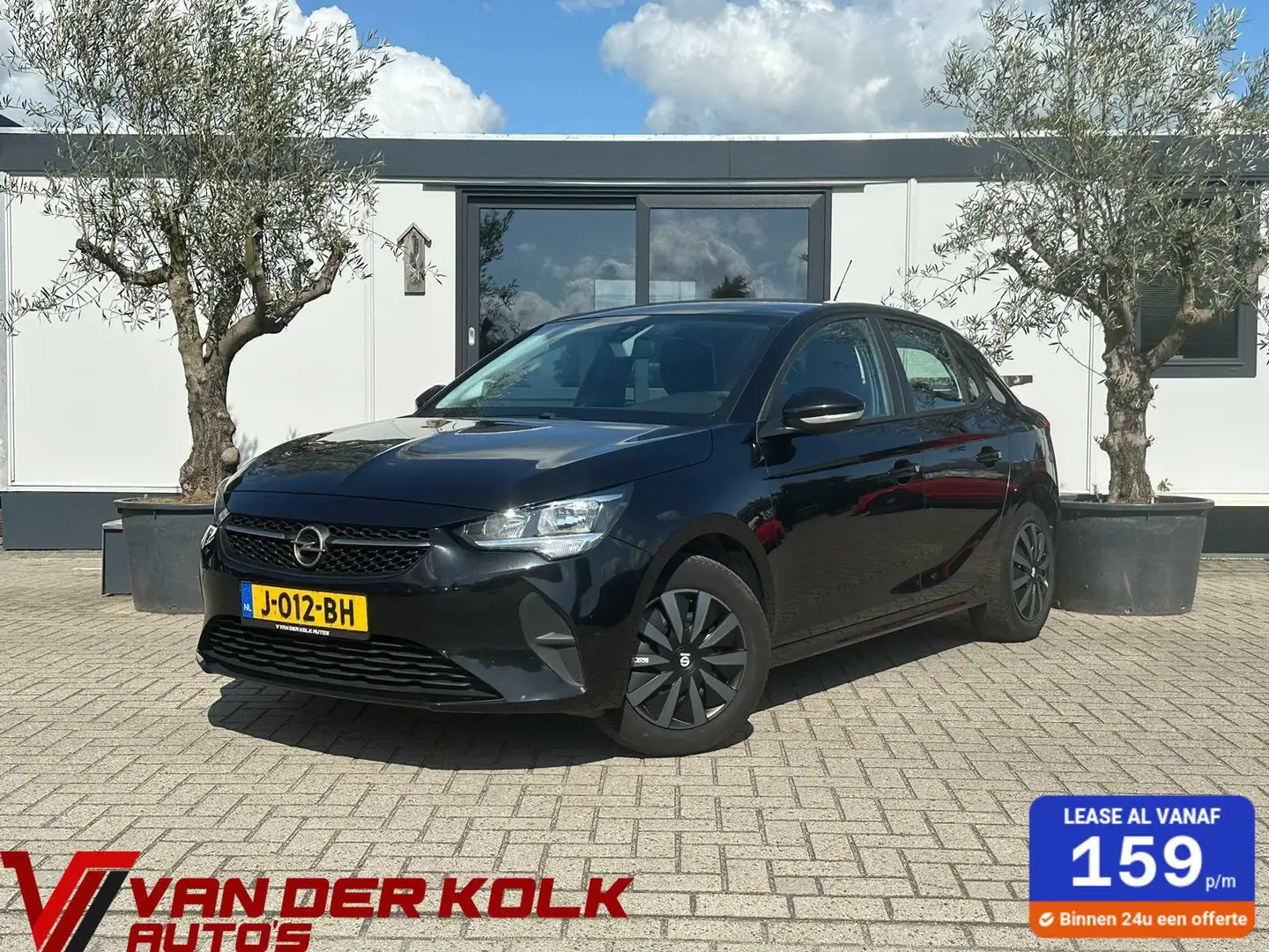 Opel Corsa 1.2 Elegance Nieuwe D-Riem CarPlay Navi Cruise Air Zwart - 1