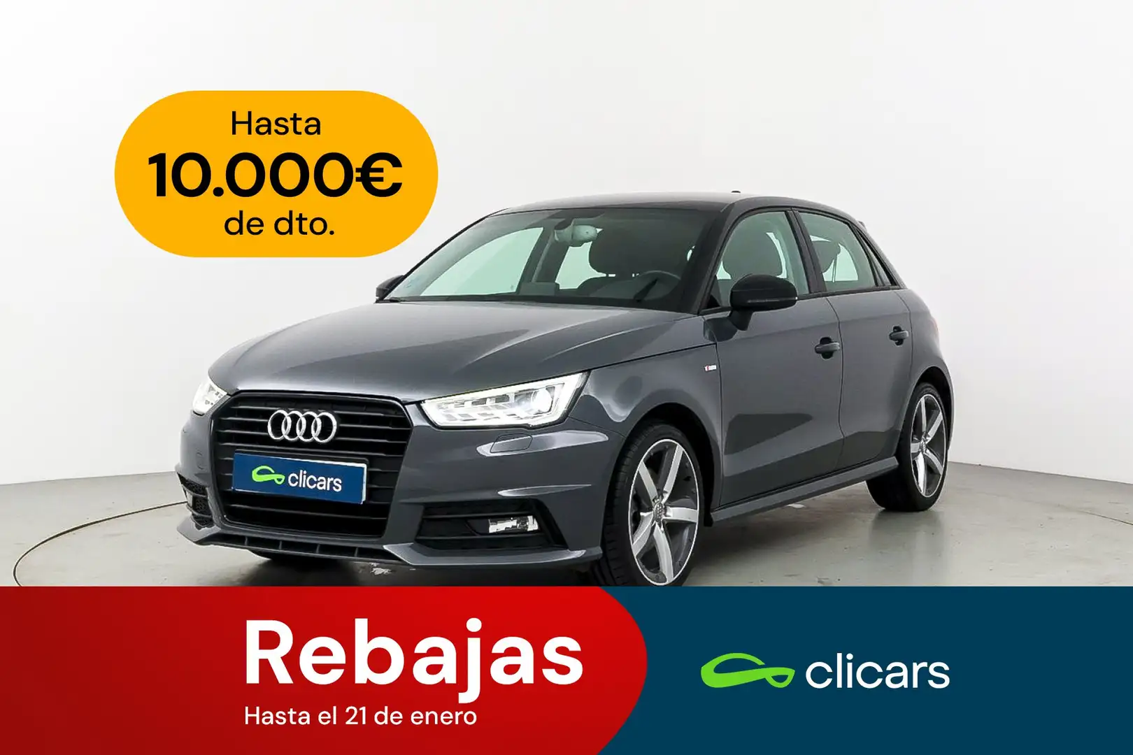 Audi A1 Sportback 1.6TDI Adrenalin Gris - 1