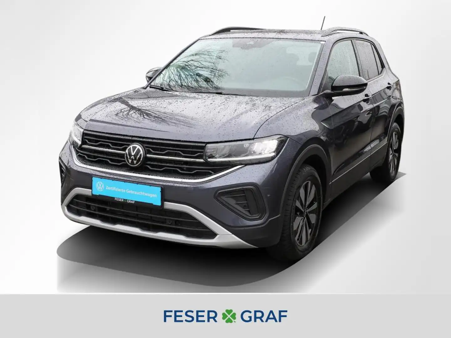 Volkswagen T-Cross 1.0 TSI Goal DSG AHK App-Connect RüKa Grau - 1