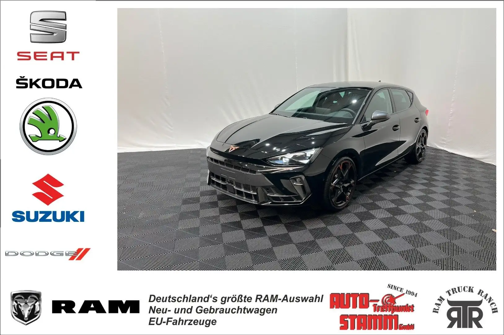 CUPRA Leon 2.0 TSI VZ - Sennheiser - DSG Noir - 1