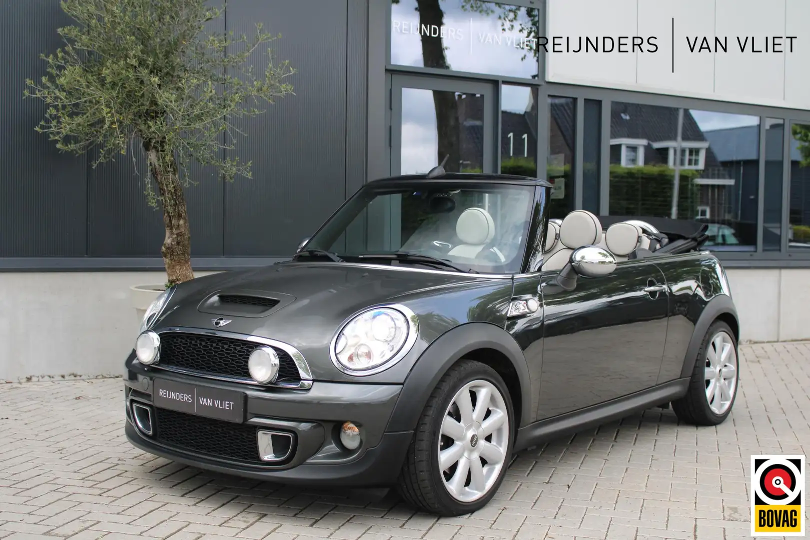 MINI Cooper S Cabrio 1.6 Chili | Harman/Kardon | Wired | Always Open | Gris - 1
