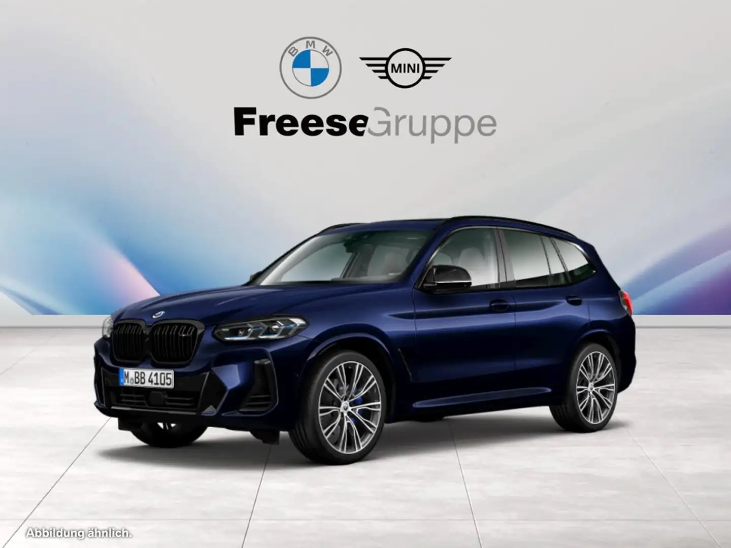 BMW X3 M 40d AHK Laser 360° STANDHZ HEAD-UP PANO RFK Blau - 1