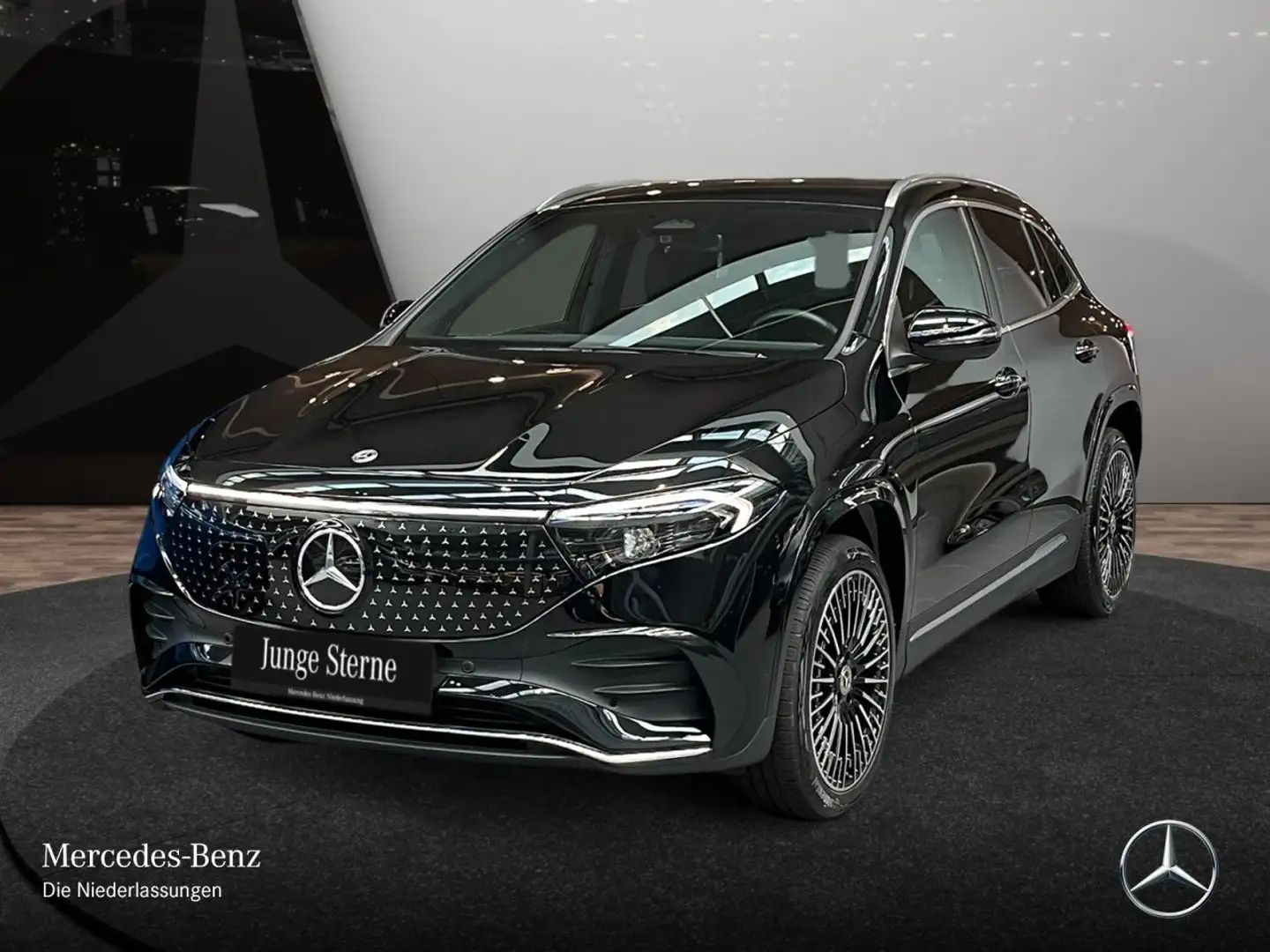 Mercedes-Benz EQA 300 4M AMG+20"+PLUS-PAKET+AHK+KAMERA+KEYLESS Schwarz - 2