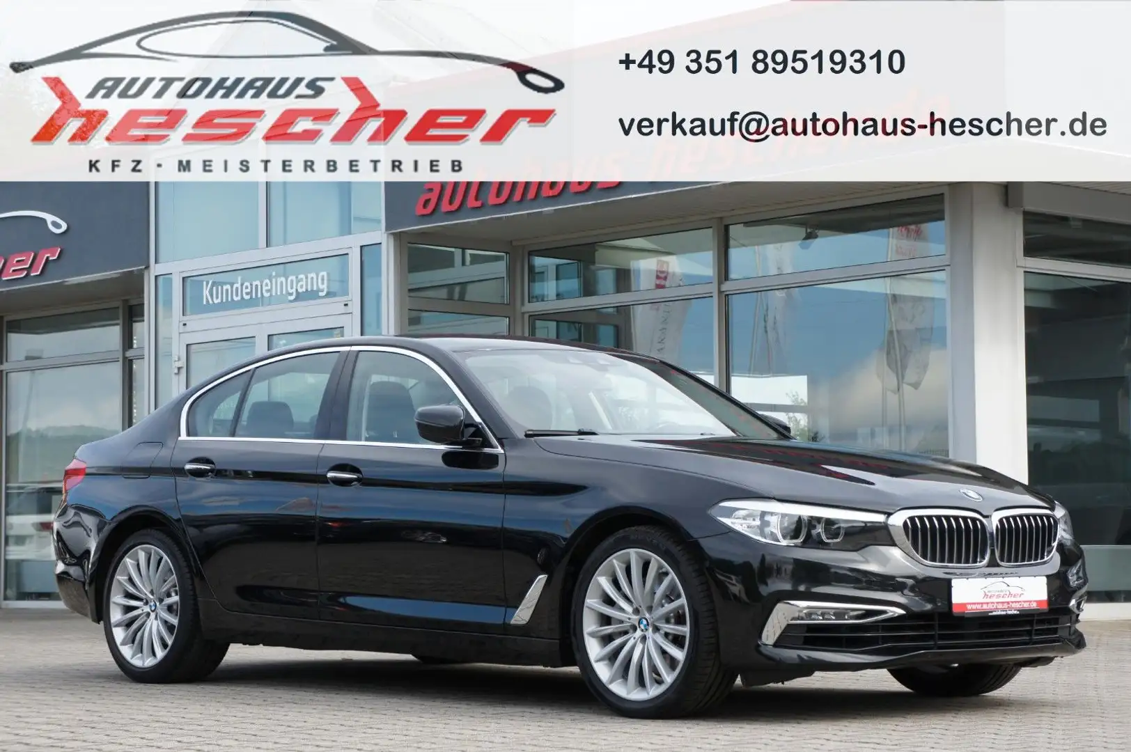 BMW 530 i Limousine Steptronic *LUXURY-LINE*LED*NAVI* Zwart - 1