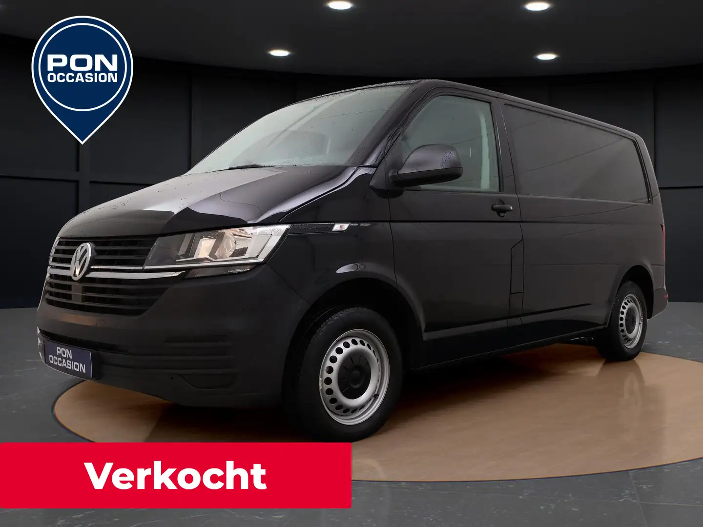 Volkswagen T6.1 Transporter 2.0 TDI 90 PK L1H1 26 Economy Business | Airco | B Noir - 1