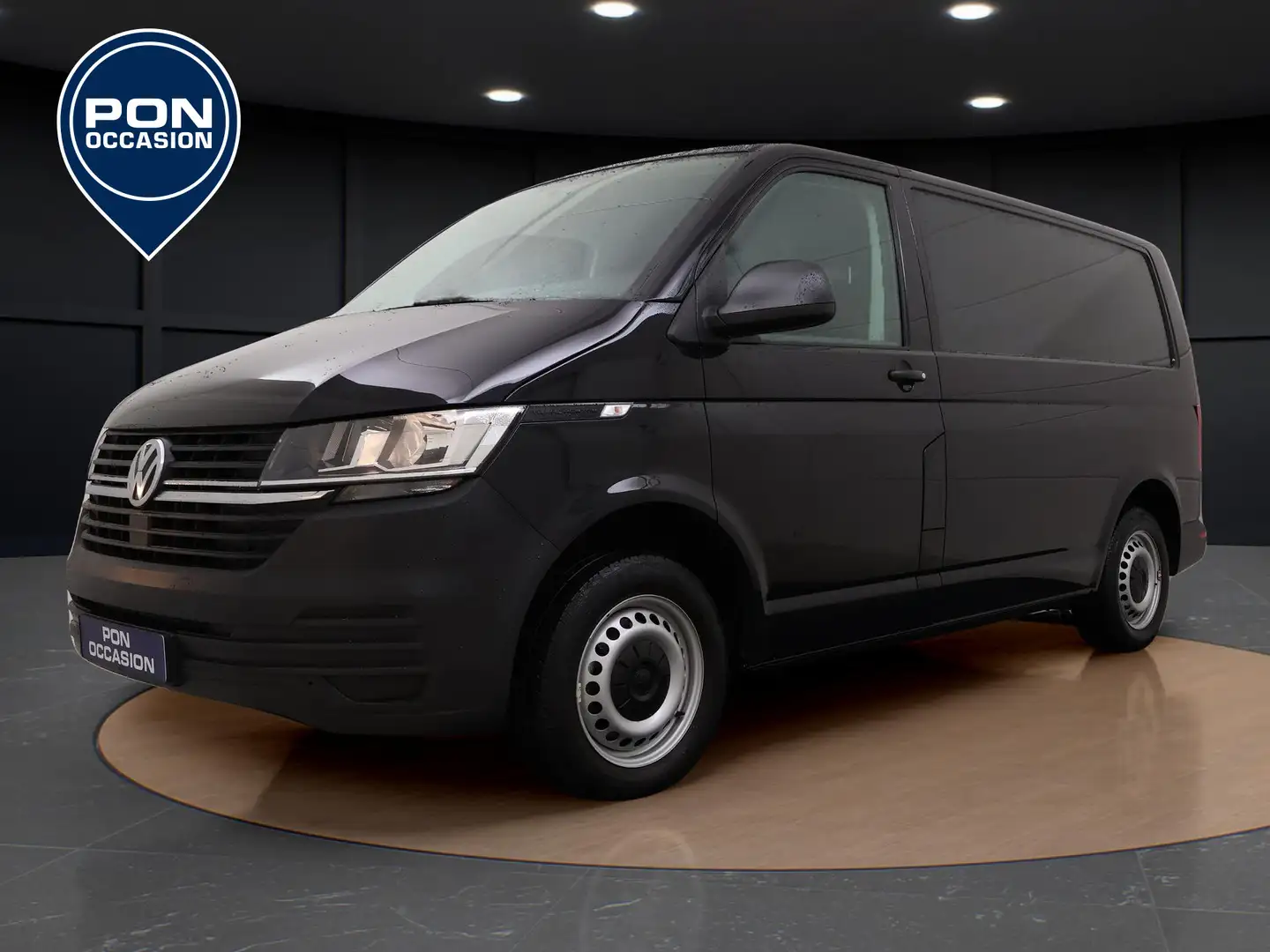 Volkswagen T6.1 Transporter 2.0 TDI 90 PK L1H1 26 Economy Business | Airco | B Zwart - 1