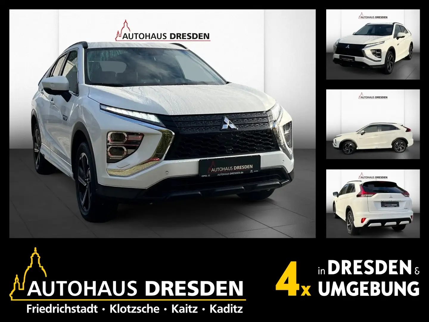 Mitsubishi Eclipse Cross 2.4 MIVEC PHEV Plus Select ACC+LED Blanc - 1