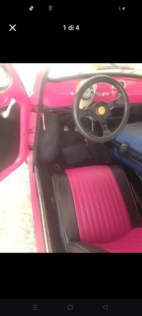 Fiat Cinquecento Fiat 500 f epoca 1967 in buone condizioni Rouge - 1