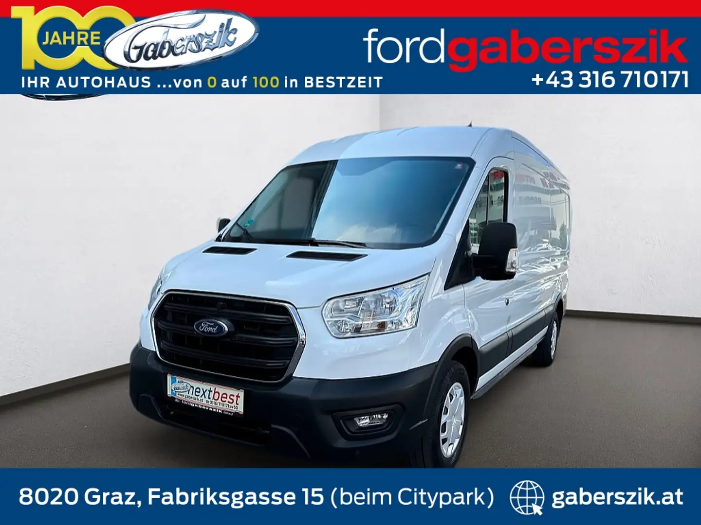 Ford Transit Transit Kasten 2,0 EcoBlue L2H2 350 AWD Trend Weiß - 1