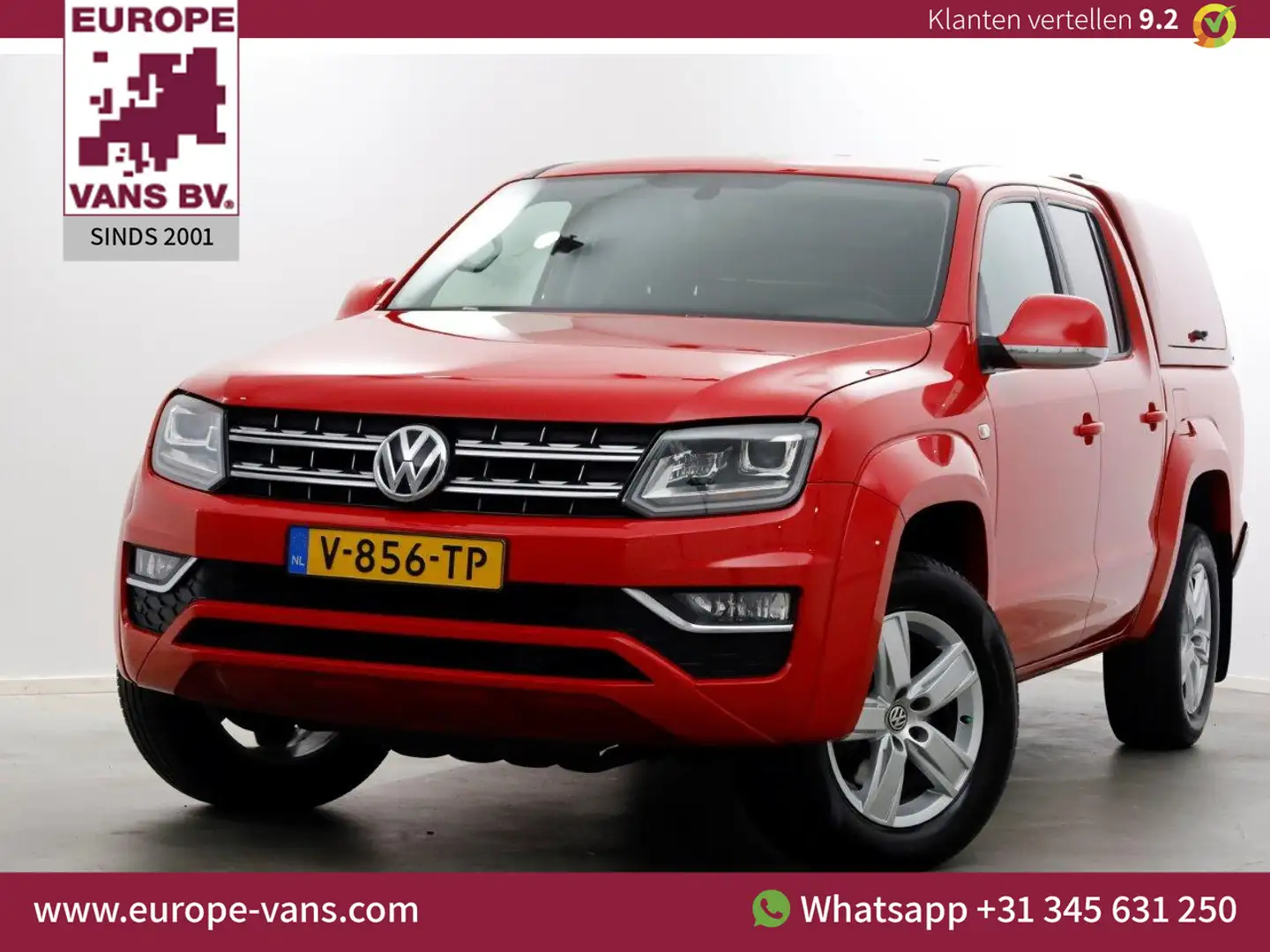 Volkswagen Amarok 3.0 TDI V6 204pk DSG-Automaat 4Motion 4x4 Highline Rood - 1