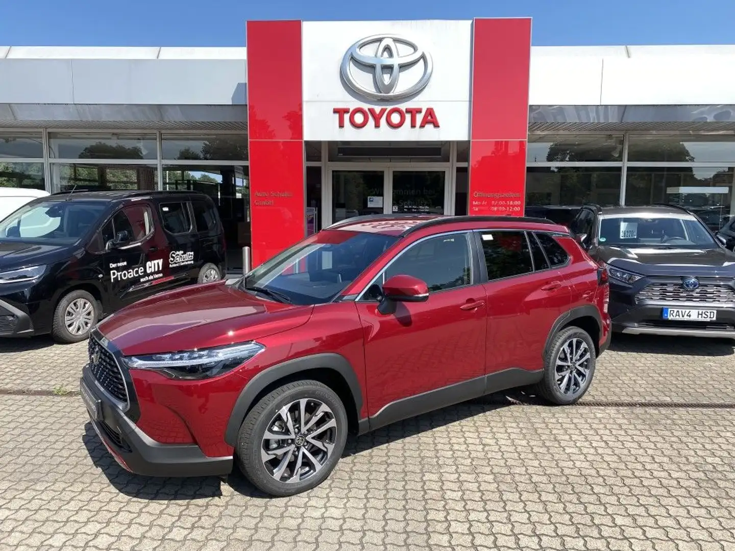 Toyota Corolla Cross Hybrid 2.0 AT 4x2 Teamplayer mit Cloud-Navi Rot - 1
