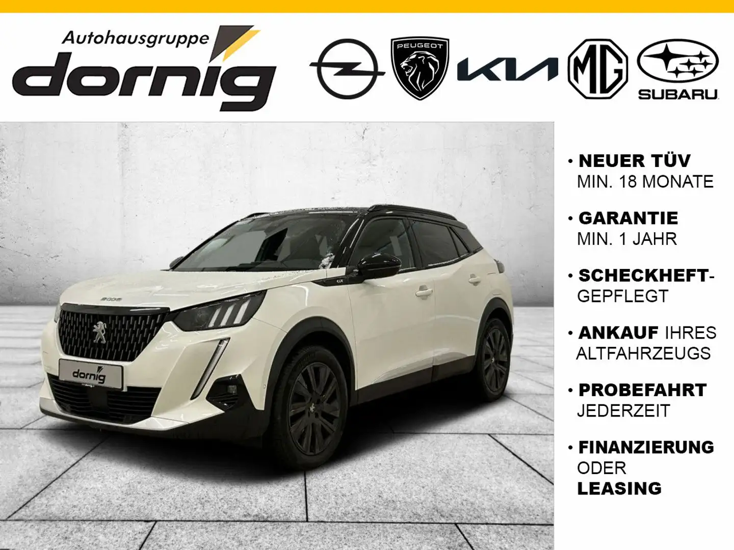 Peugeot 2008 GT PureTech 155 EAT8, Navi, Blanco - 1