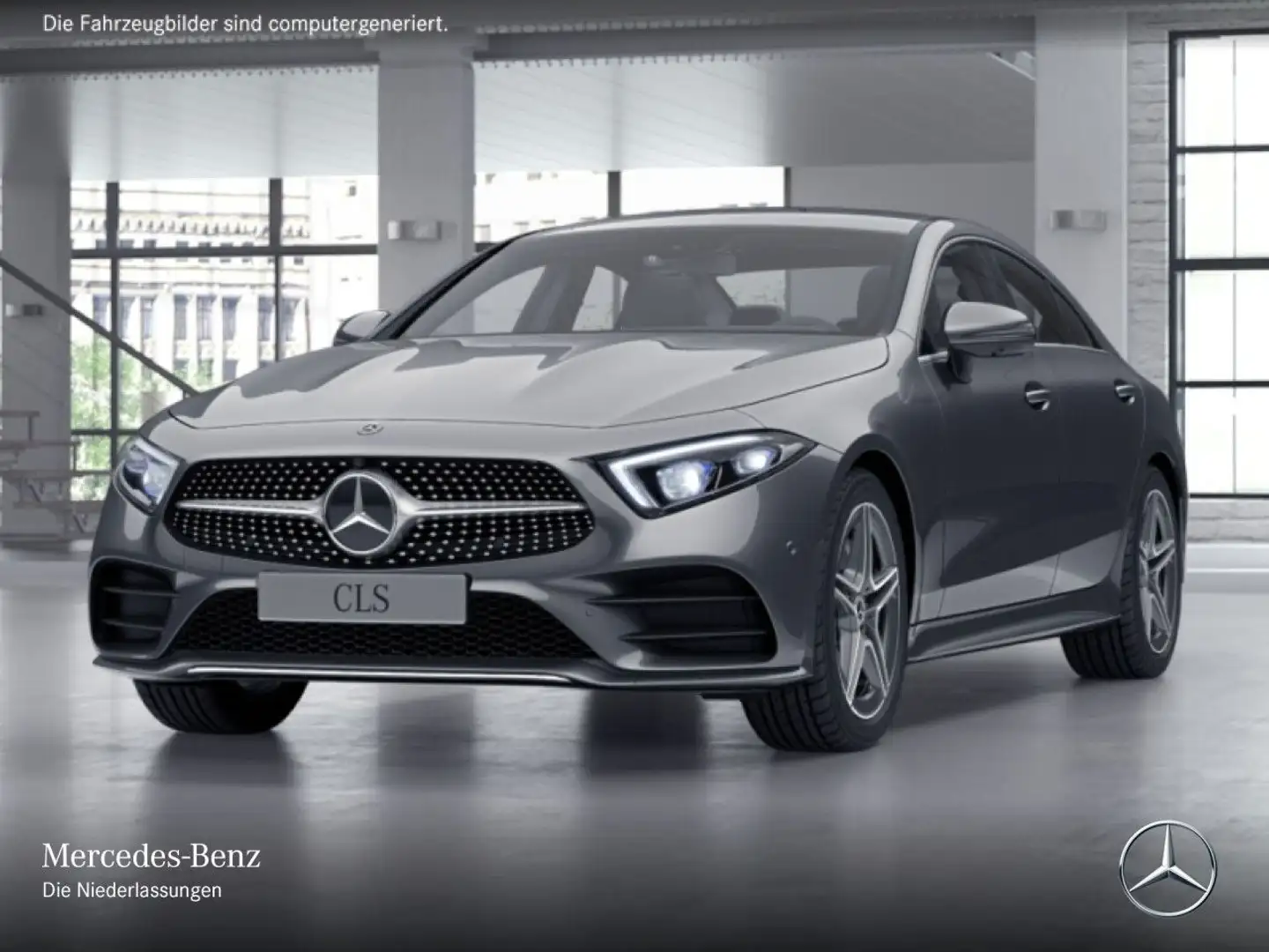 Mercedes-Benz CLS 450 Cp. 4M AMG Fahrass WideScreen Multibeam 9G Grau - 2