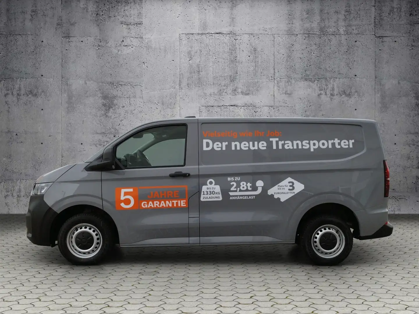 Volkswagen Transporter Kasten 2.0TDI LED/SHZ/Fahrerassistenz Grau - 2