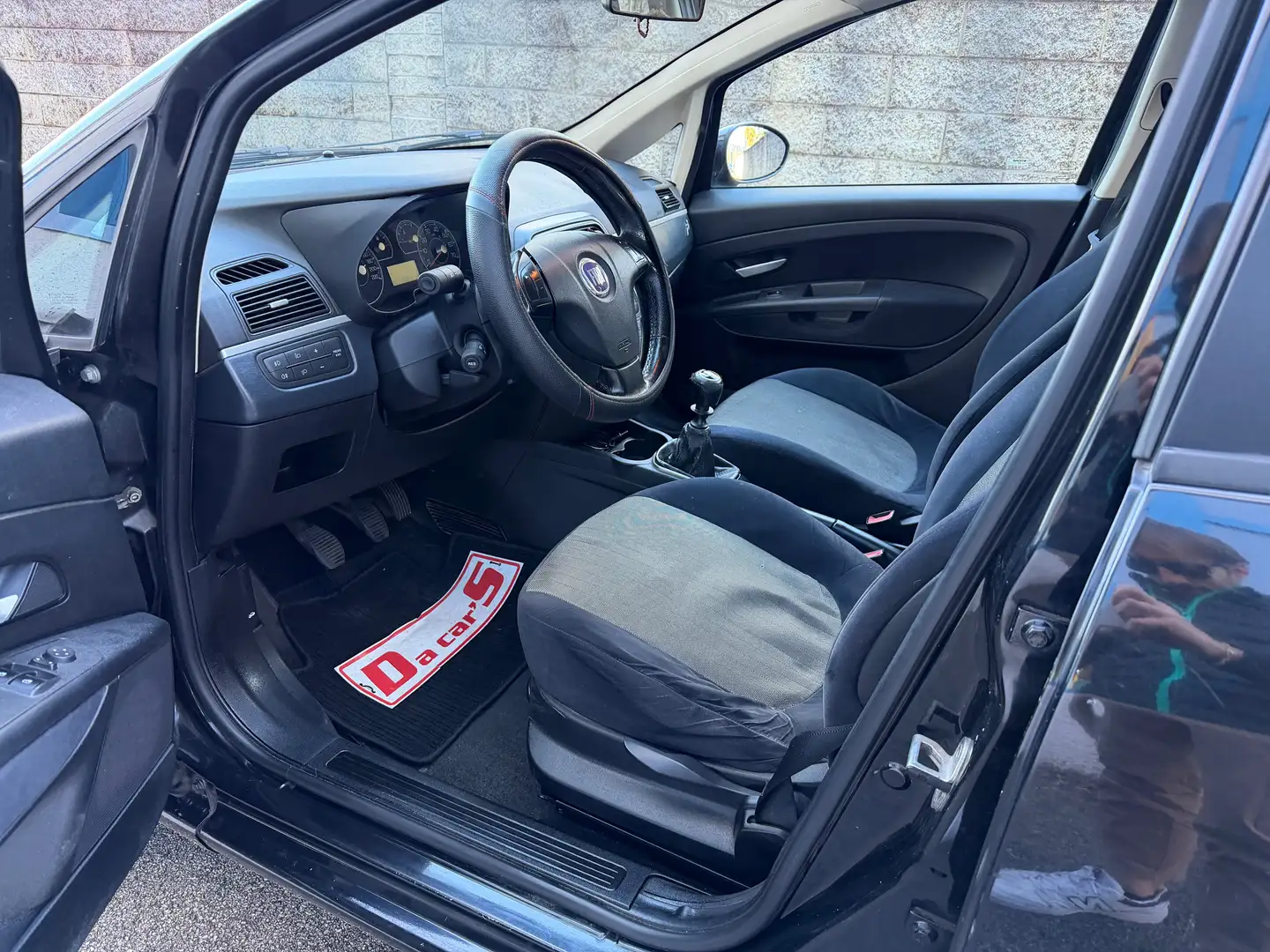 Fiat Grande Punto 5p 1.3 mjt 16v Emotion 90cv 6m, NEOPATENTATI OK! Nero - 2