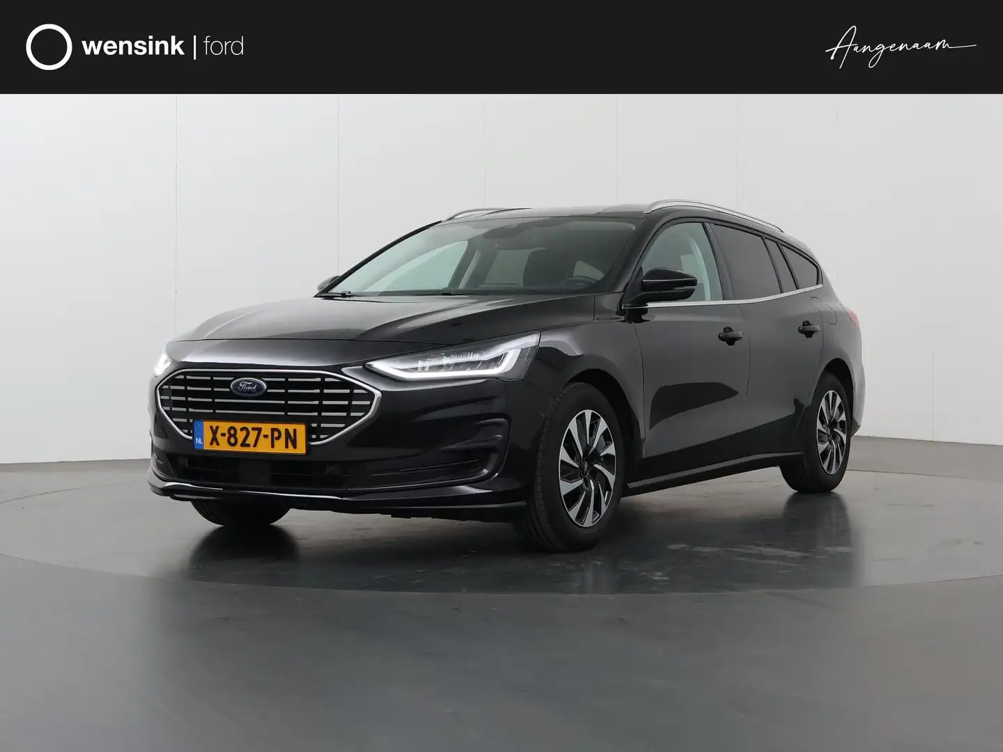 Ford Focus Wagon 1.0 EcoBoost Hybrid Titanium Style | Achteru Noir - 1