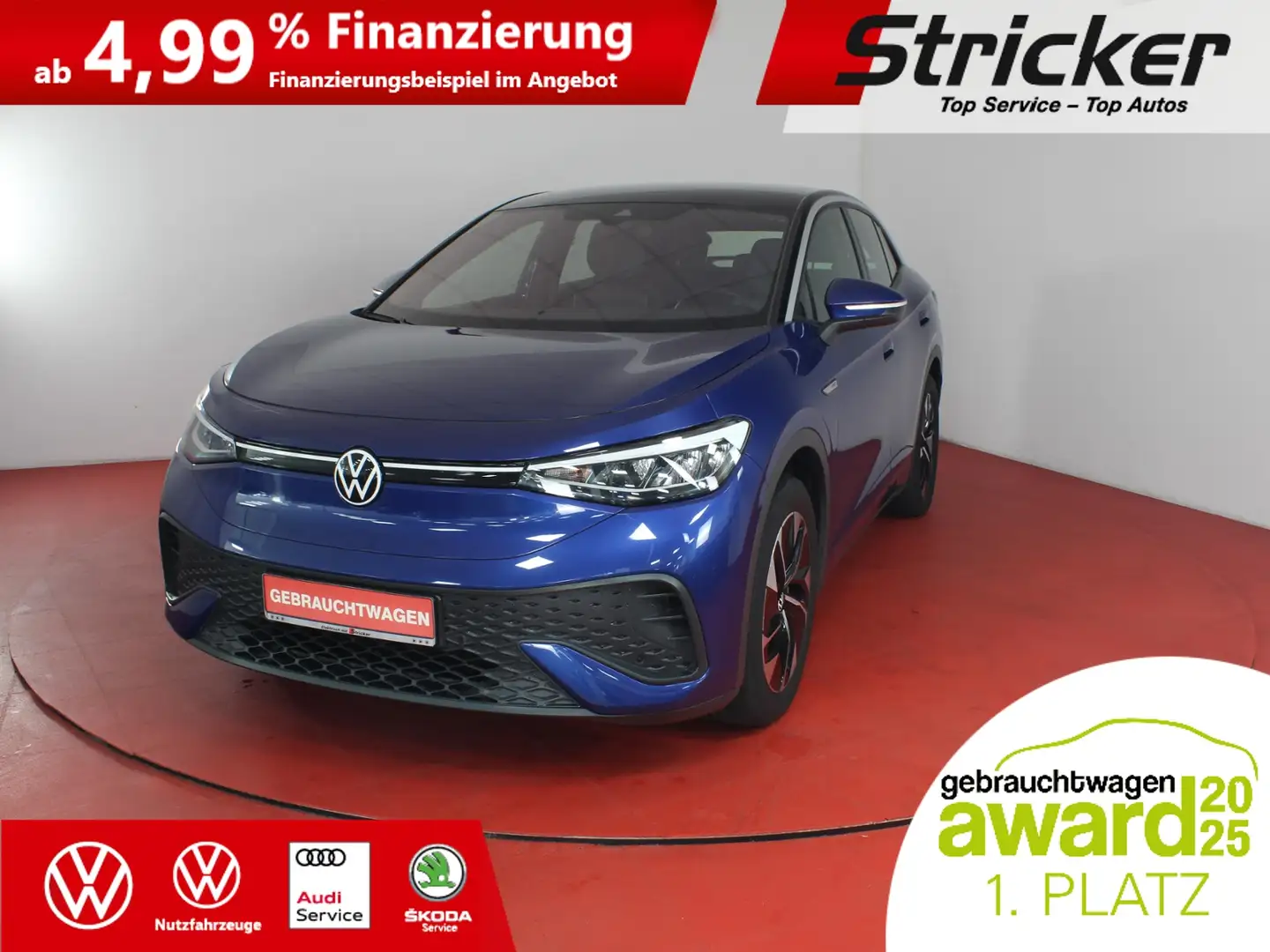 Volkswagen ID.5 Pro Performance 150/77 284,-ohne Anzahlung Navi A Modrá - 2