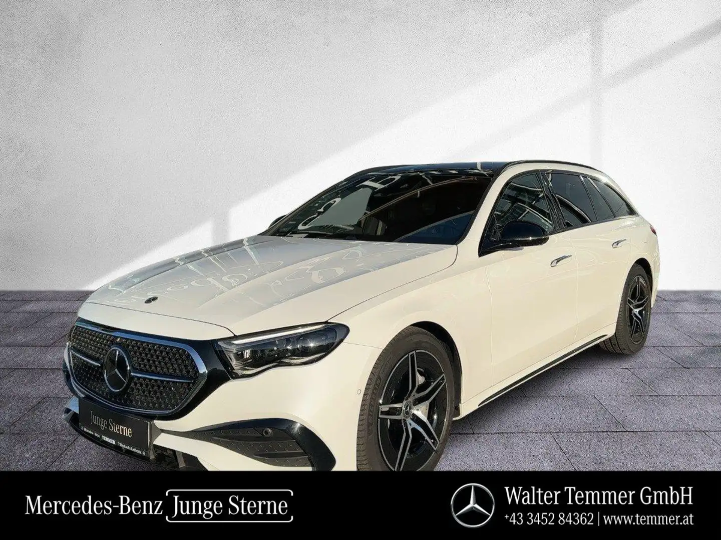 Mercedes-Benz E 300 de T 4M AMG-Line NP:101.617 Prem+Fahrasisst Weiß - 1