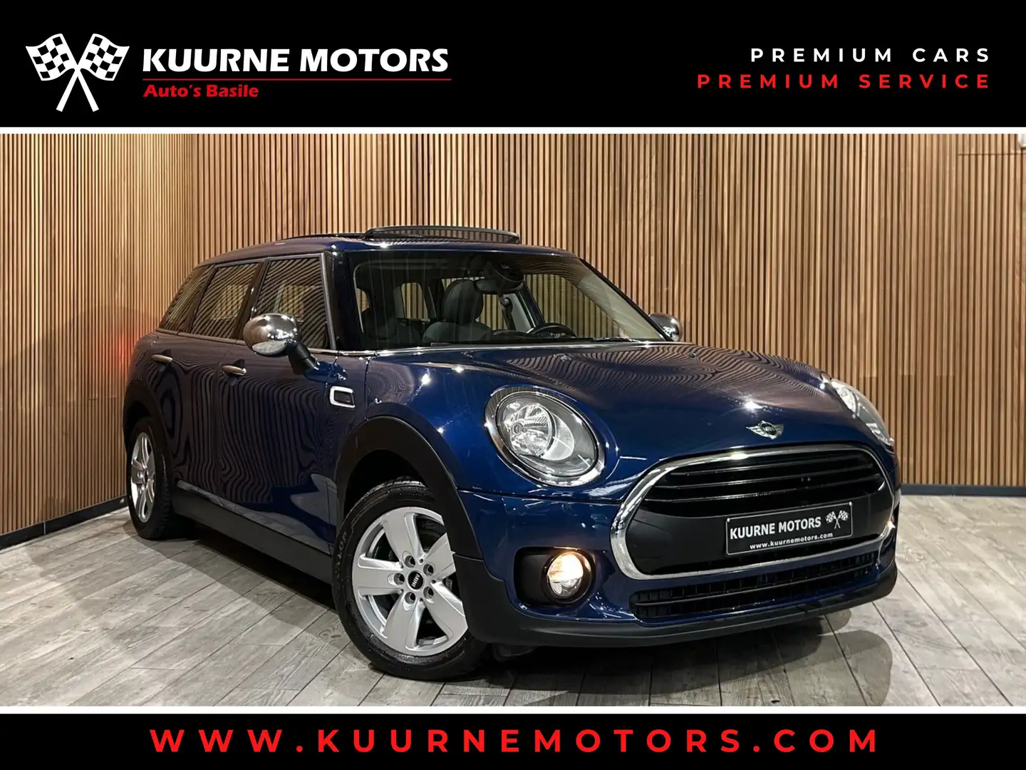 MINI One D Clubman 1.5 Pano/Leder/Gps/Airco/Cruise/Pdc *1j garantie* Bleu - 1