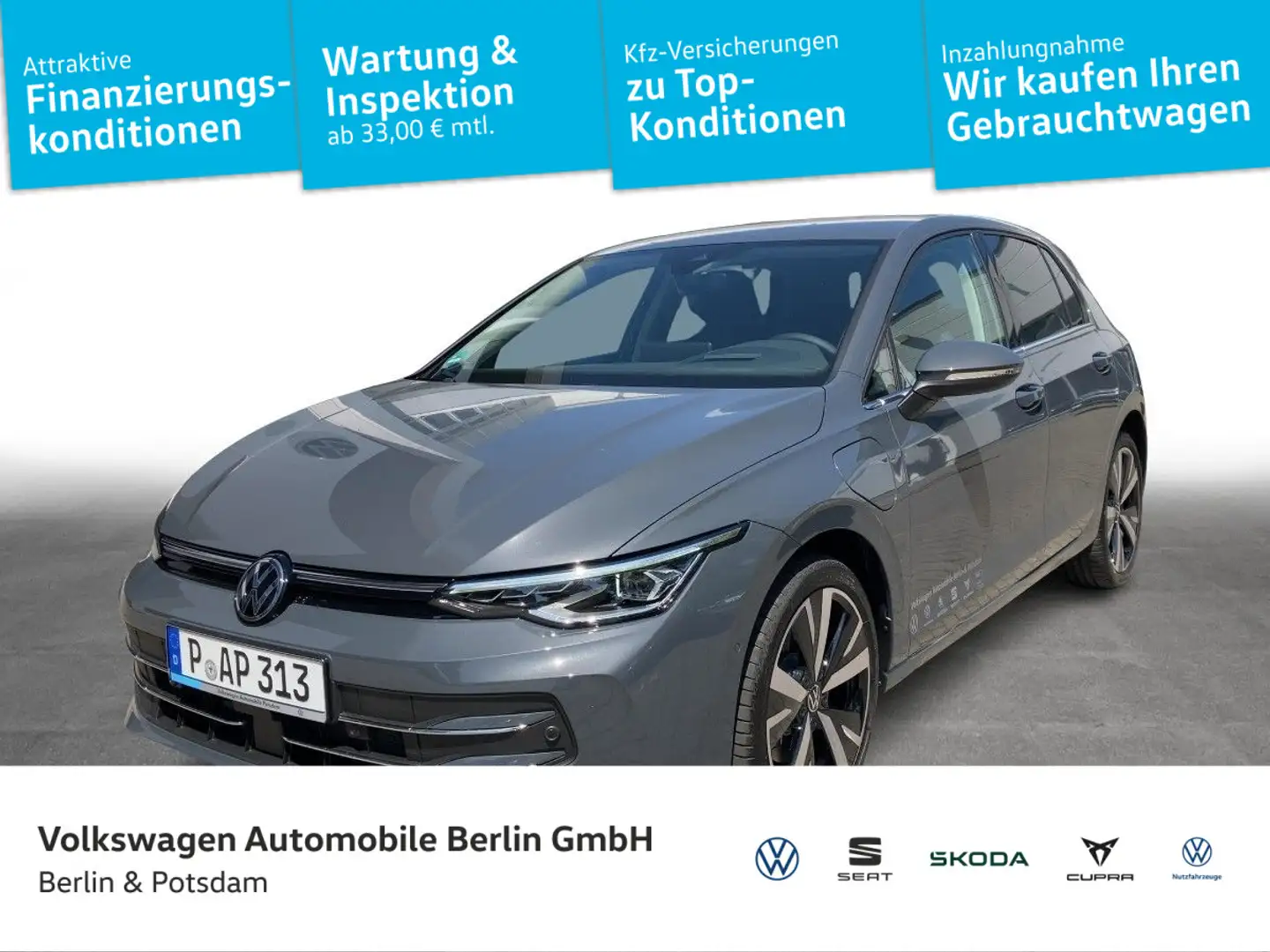 Volkswagen Golf VIII 1.5l Style eHybrid DSG Grau - 1