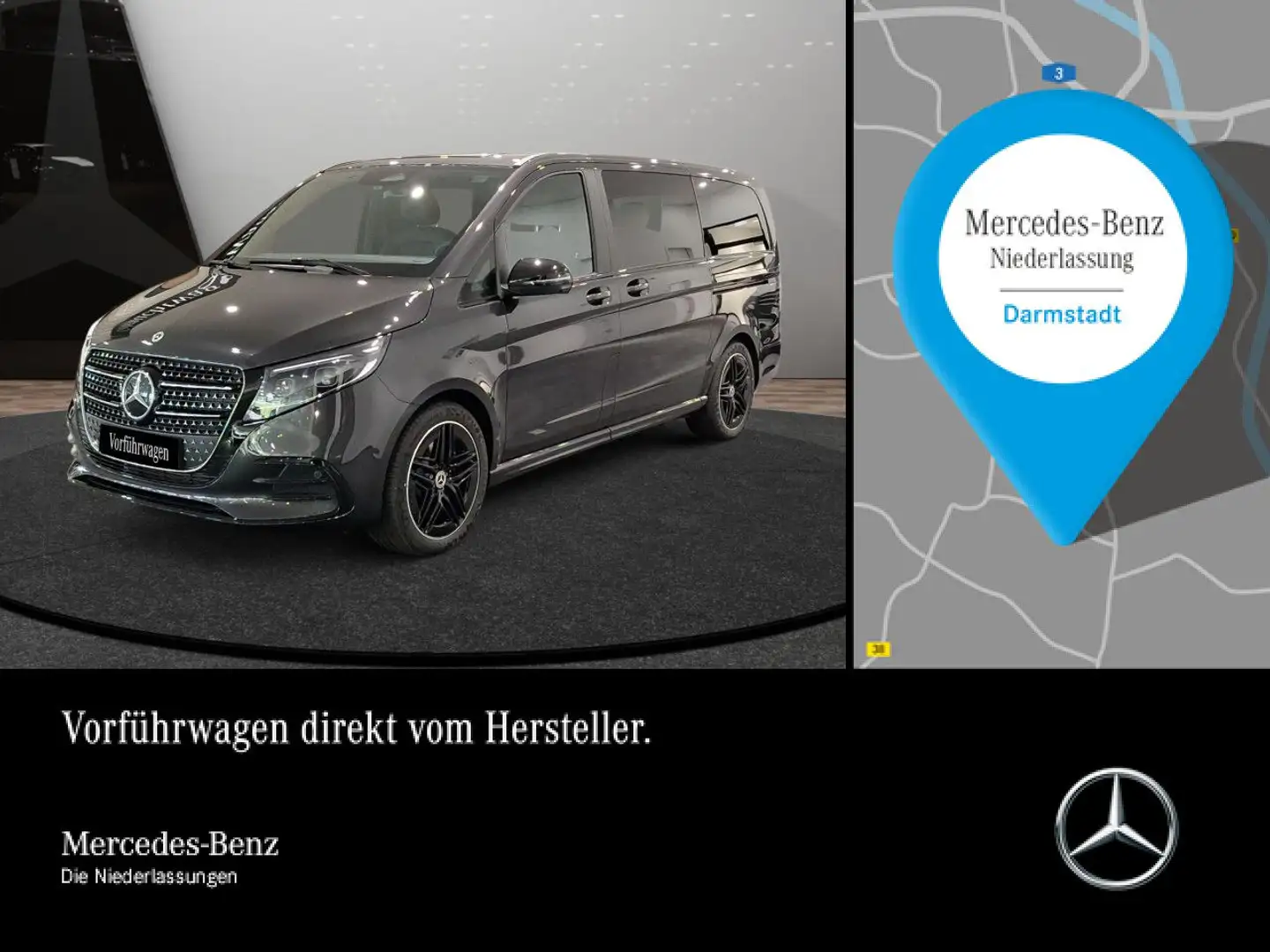Mercedes-Benz V 300 d AVANTGARDE+AMG+9G+AHK+StandHZ+Klimaautom Grau - 1