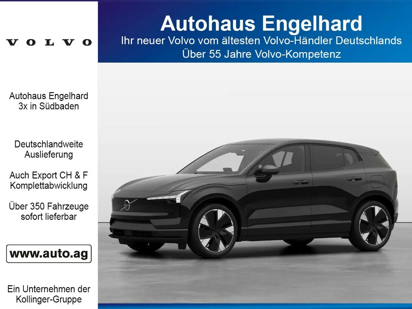 Volvo EX30 SINGLE EXT. RANGE ULTRA MY24 Schwarz - 1