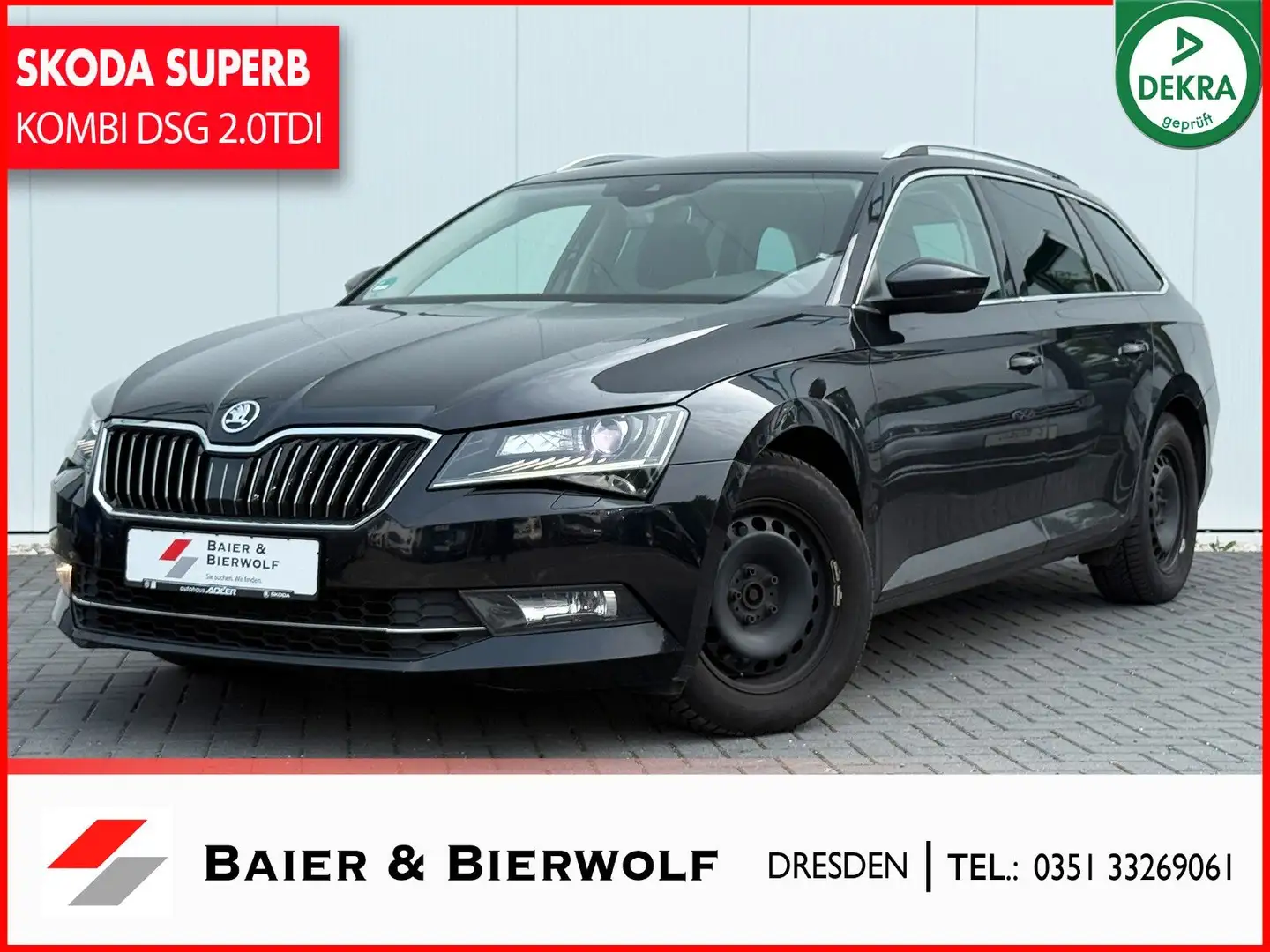 Skoda Superb Combi Style 4x4 2.0TDI AHK DSG STANDH. Schwarz - 1