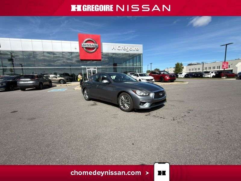 2024 Infiniti Q50 LUXE  AWD  Cuir  Toit  Caméra  Mags  Carplay