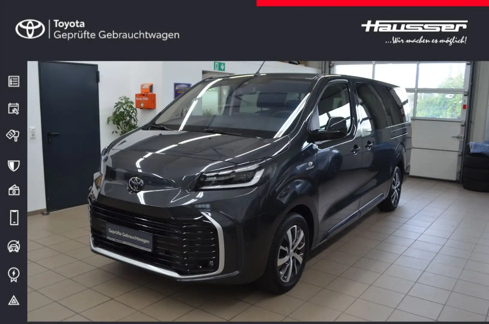 Toyota Proace 2,0-l D L2 (8-Si.) Autm.Team D*ALLWETTERREIFEN Grau - 1