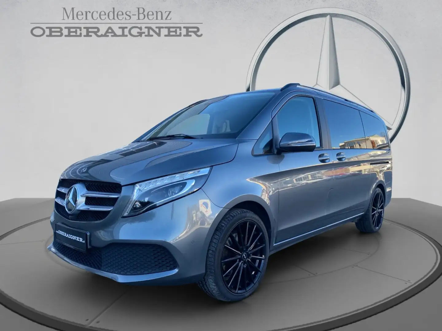 Mercedes-Benz V 300 d 4MATIC Lang LED PTS COM Klima eHeck Distr Gris - 1