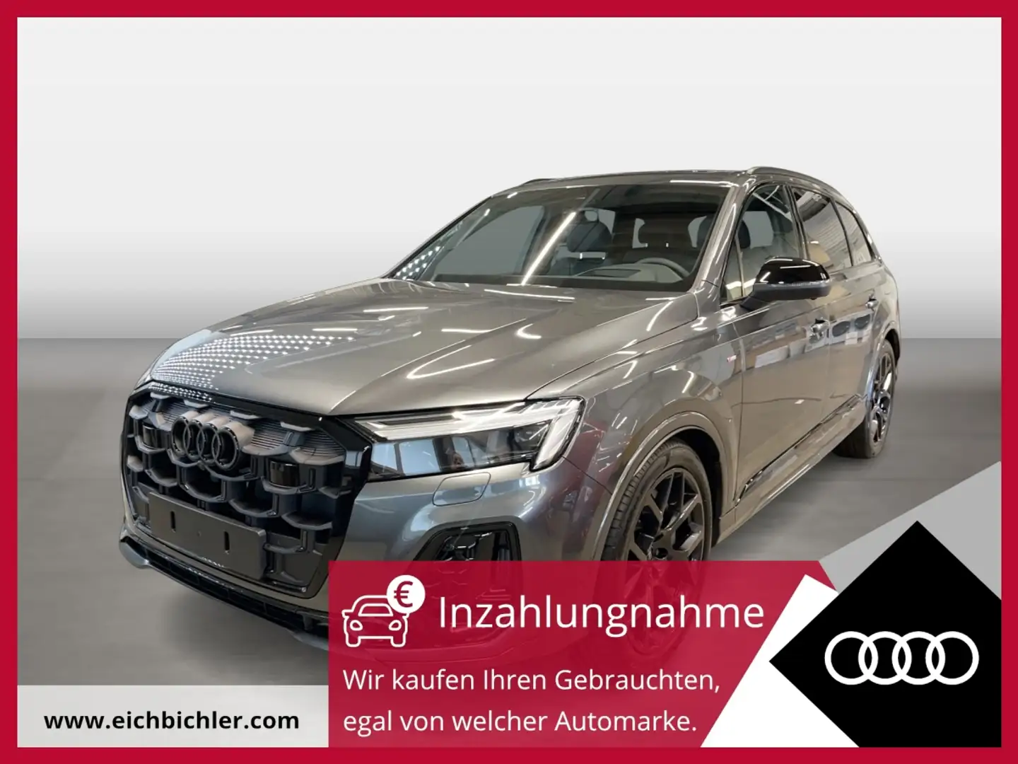 Audi Q7 55 TFSI e quattro tiptronic S line Luft Pano Grau - 1