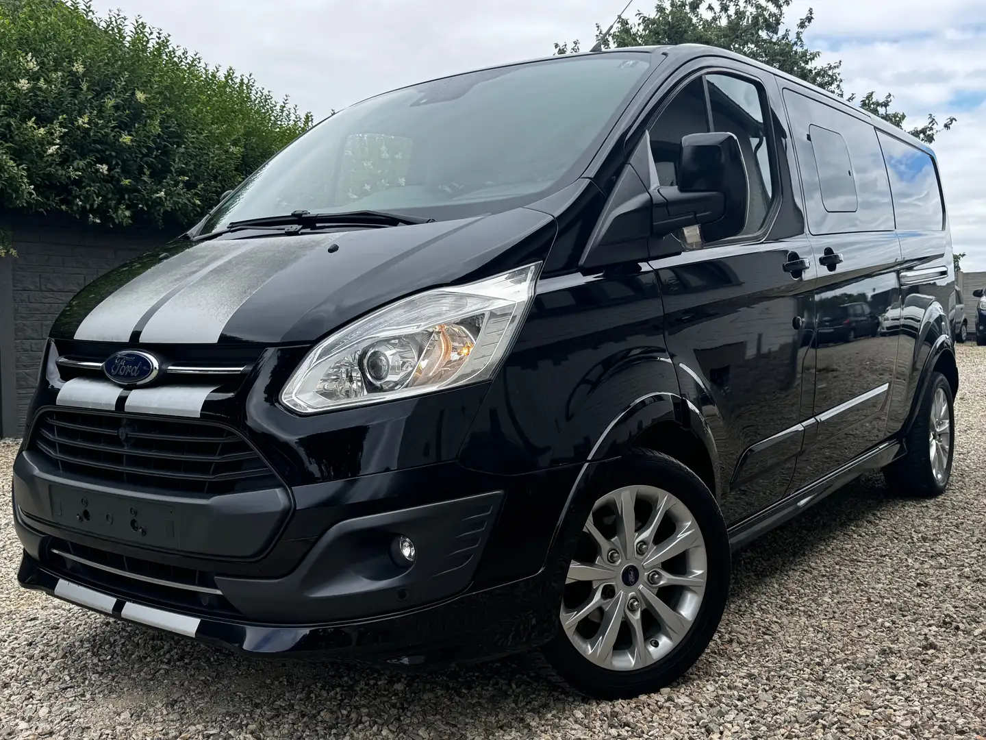 Ford Transit Custom 2.0 TDCi L2H1 Sport*5 PLACES*CUIR*NAVI*CAM*170 CHV Zwart - 2